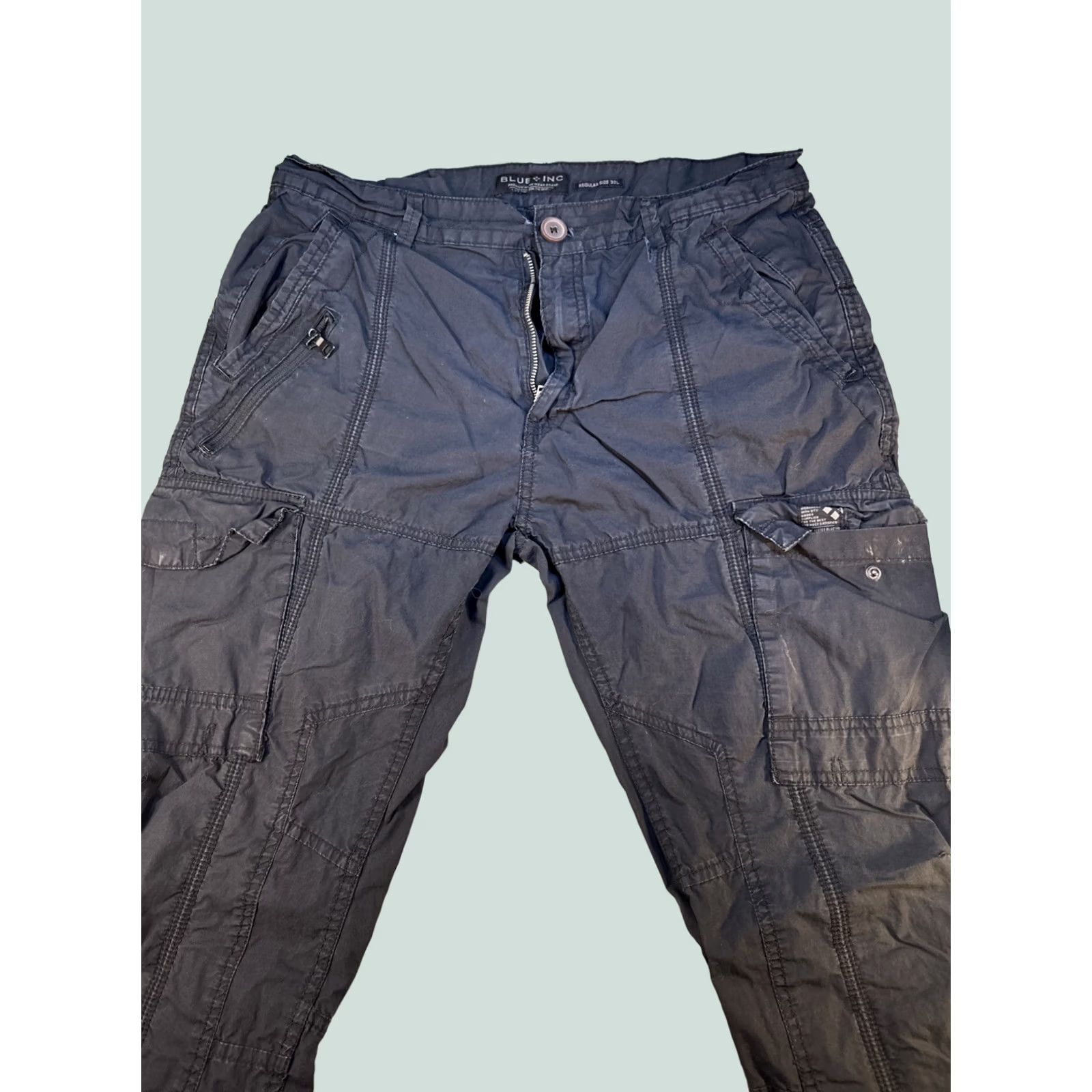 J Brand VINTAGE Blue Inc Men’s Premium Work Brand Jeans Cargo 32 x 32 Black Straight Mens Size US 32 / EU 48 - 1 Thumbnail