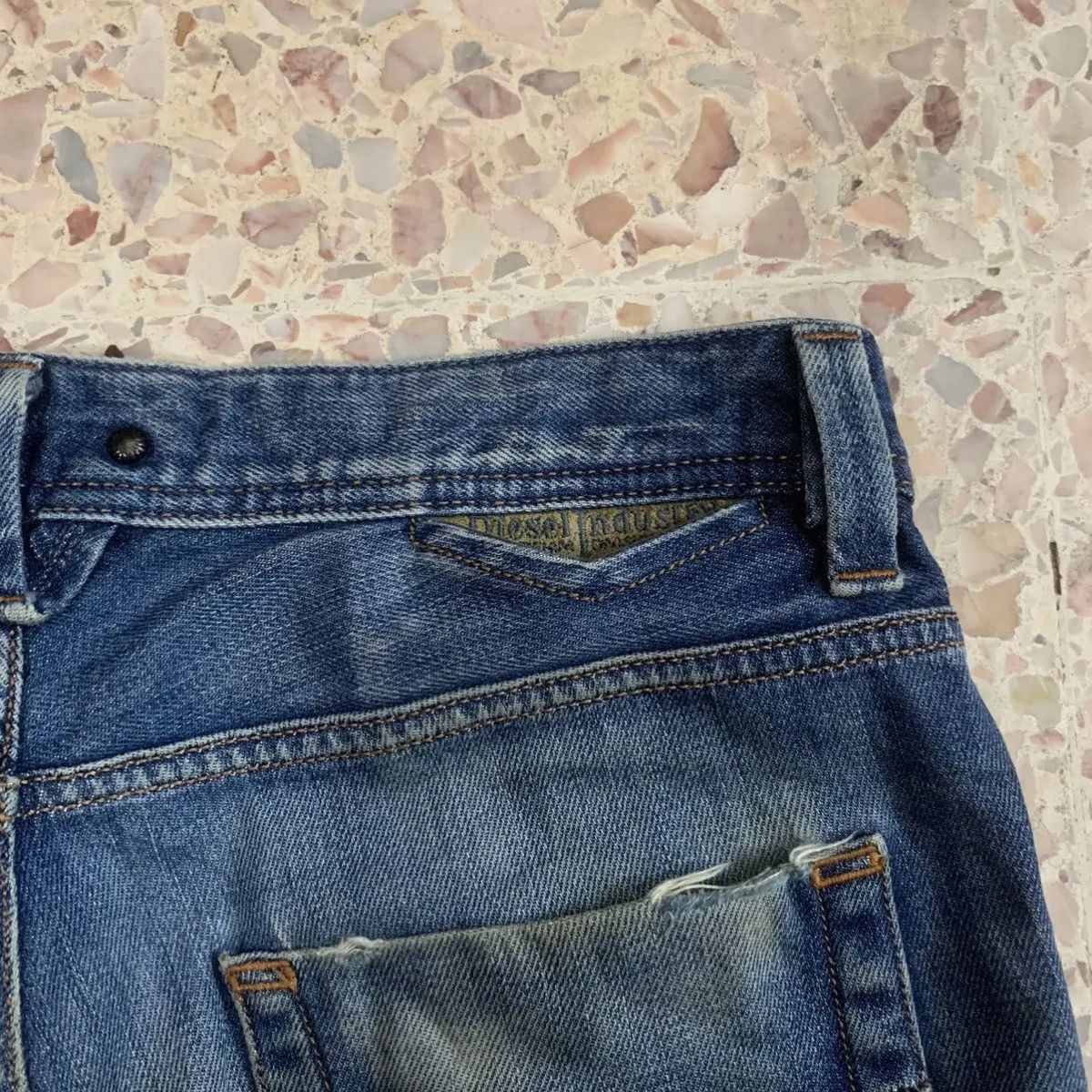 Vintage Vintage Diesel Industry Jeans 30x30 Distresses Denim Pants Size US 30 / EU 46 - 11 Thumbnail