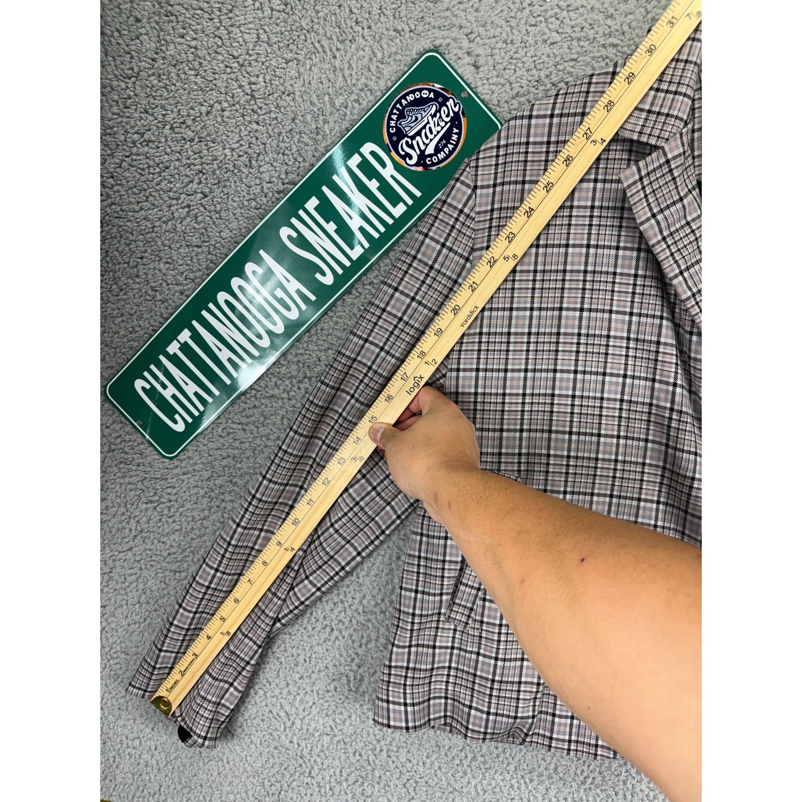 Free People Free People Cali Plaid Blazer Jacket Womens Medium NEW M Size M / US 6-8 / IT 42-44 - 4 Thumbnail