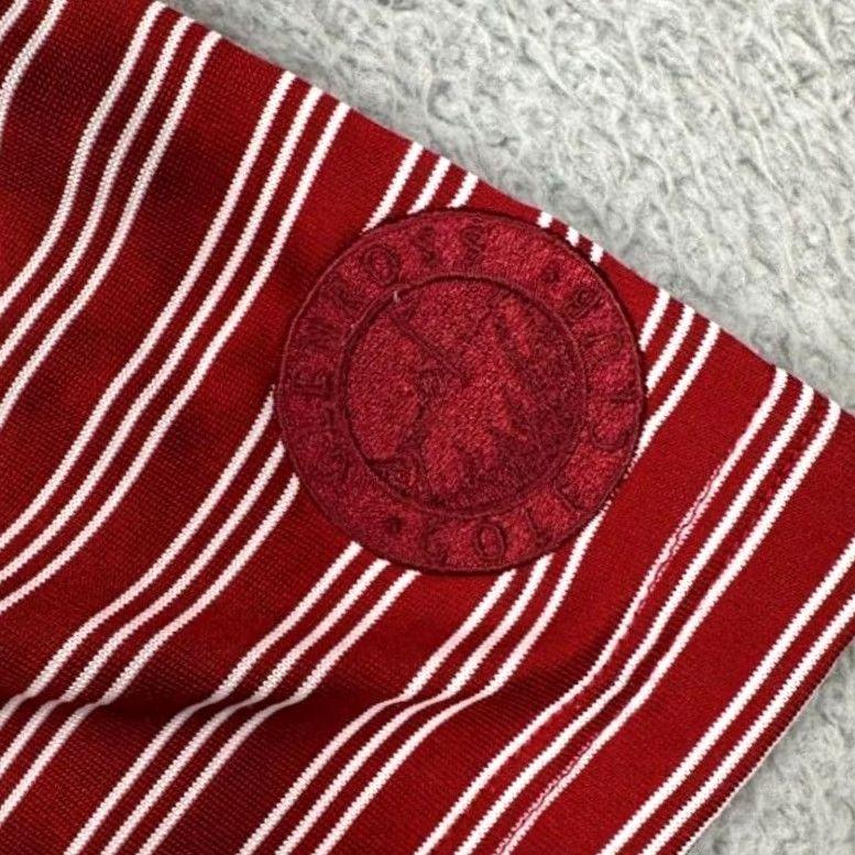 Under Armour Under Armour Polo Shirt Men's Large Red White Striped Rugby Golf Athletic Short Sleeve Collared Breathable Lightweight Polyester Elastane Size US L / EU 52-54 / 3 - 7 Thumbnail