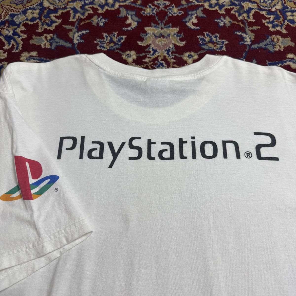 Playstation 2000s Playstation PS 2 989 Sports logo video game promo tee Size US XL / EU 56 / 4 - 1 Thumbnail