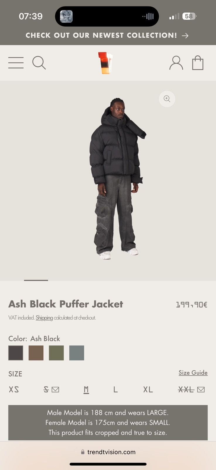 Trendt Vision trendt vision puffer Size US M / EU 48-50 / 2 - 2 Thumbnail