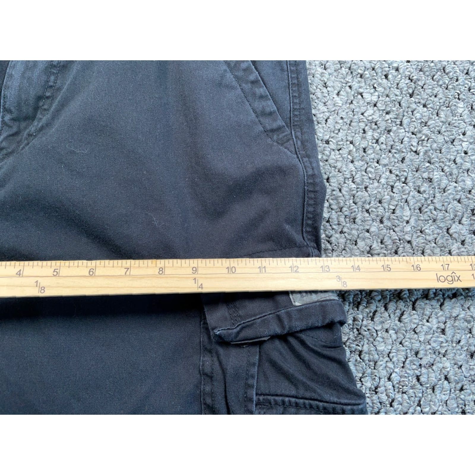 Vintage VINTAGE Men's Pants Cargo Wide-Leg Baggy 90s Blue 34 x 34 (36 x 33) Fatigues Cotton Zip Fly Pockets Relaxed Mar 90s Mens Size US 36 / EU 52 - 7 Thumbnail