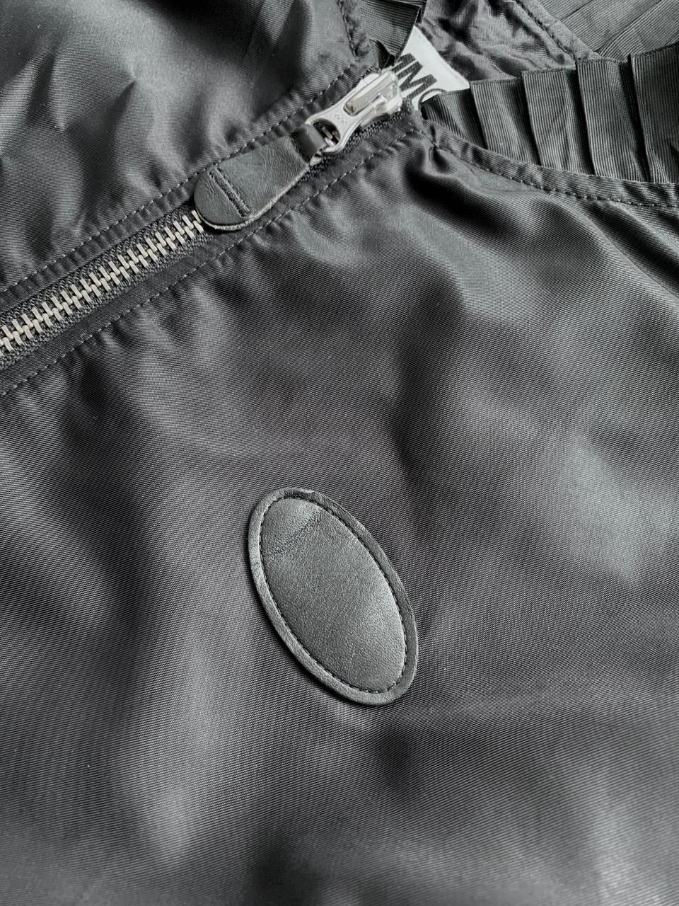 Maison Margiela FREE TAX! MM6 Oversized Pleated Nylon Bomber Jacket Size US M / EU 48-50 / 2 - 6 Thumbnail