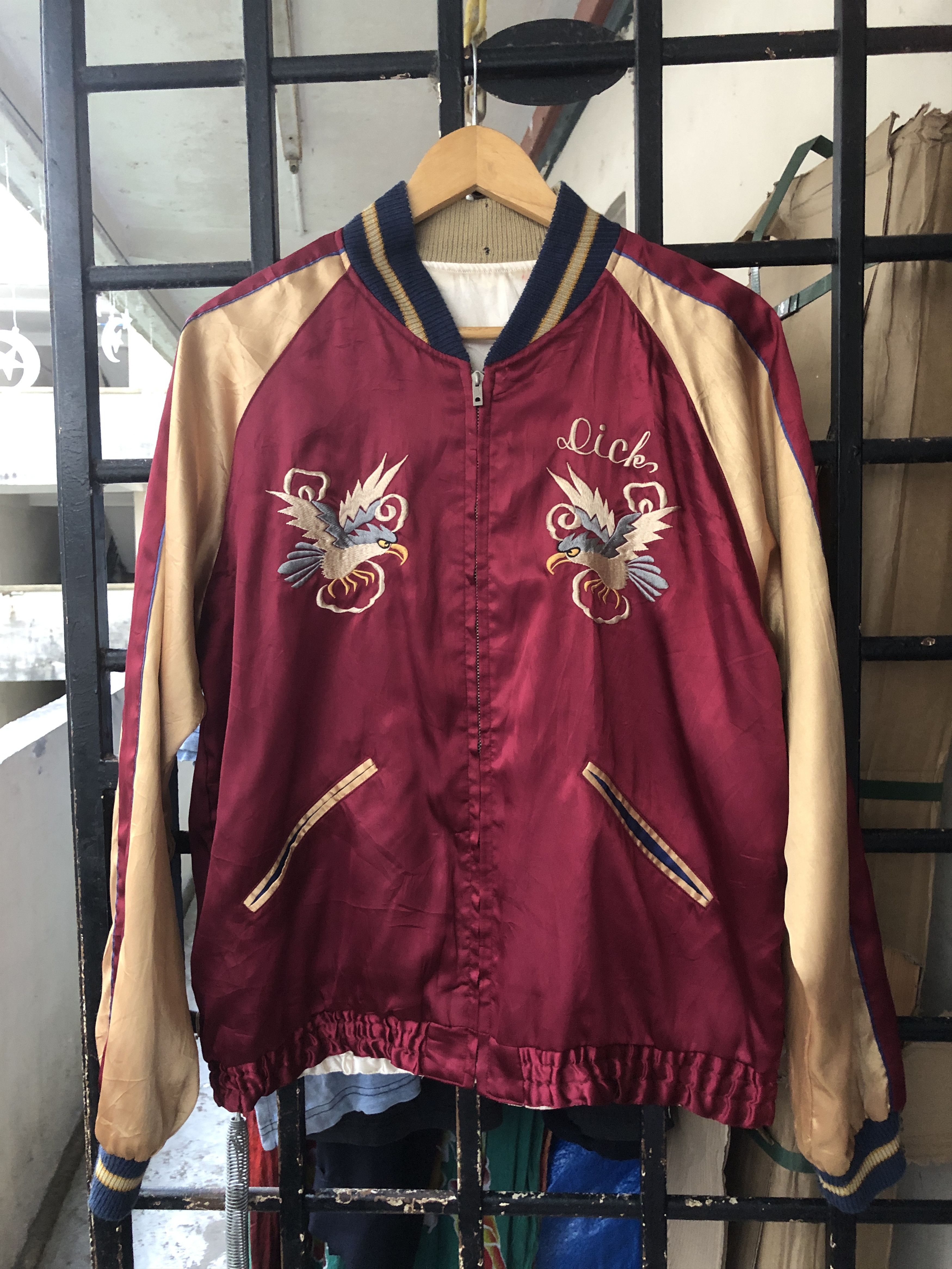 Tailor Toyo Vintage Tailor Toyo USAF Reversible Sukajan Jacket Size US L / EU 52-54 / 3 - 1 Thumbnail