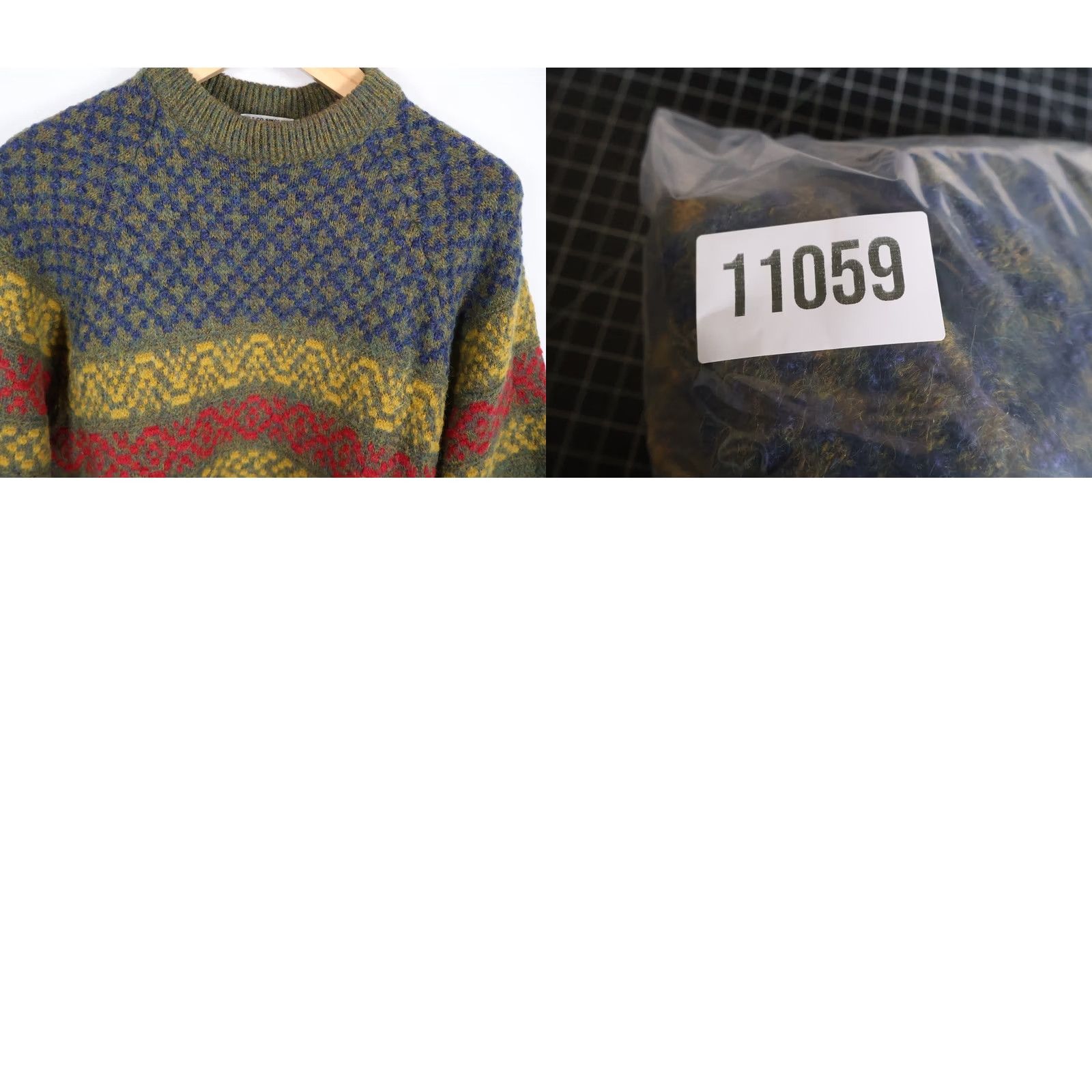 Kappa VINTAGE Kappa Sweater Geometric Pattern Chunky-Knit Italy Adult XL Green Pullover Crew Neck Men’s Size US XL / EU 56 / 4 - 9 Thumbnail