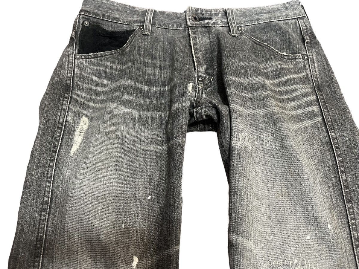 14th Addiction × FACTOTUM × Jean Factotum Japanese Distress jeans size 32 x 33 inches Size US 32 / EU 48 - 10 Thumbnail
