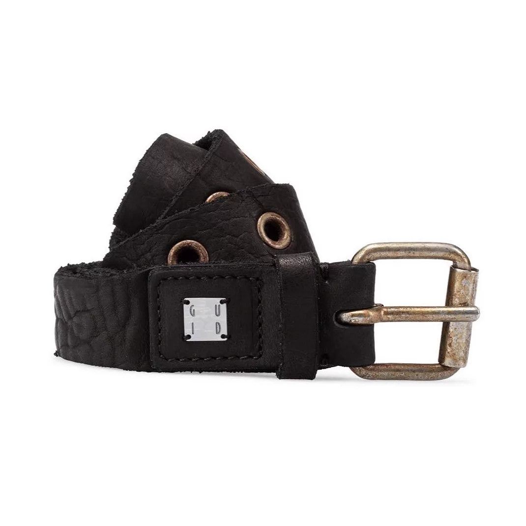 Guidi Guidi BLT18 Distressed Wild Buffalo Leather Belt Size ONE SIZE - 4 Thumbnail