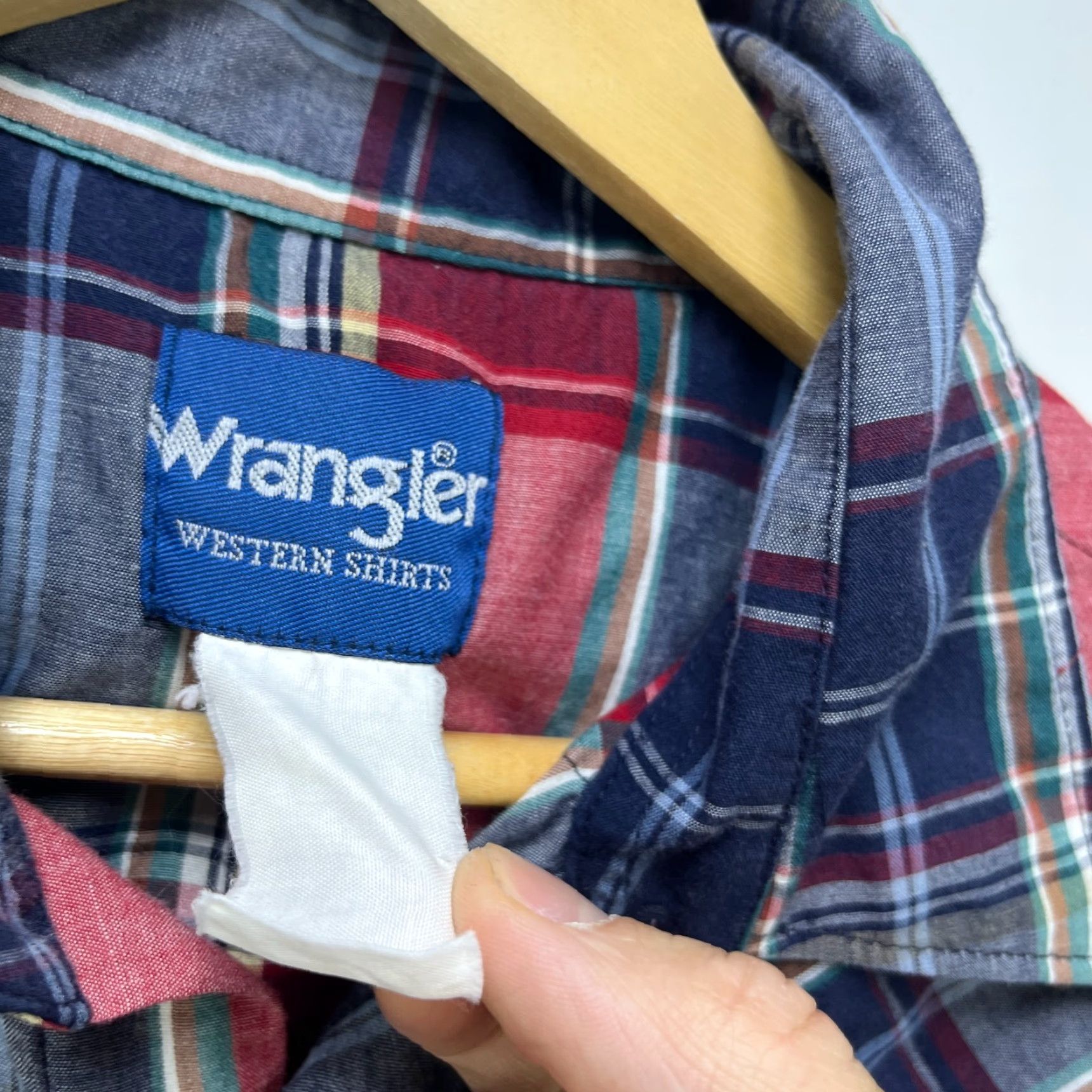 Wrangler VINTAGE Wrangler Pro Snap Short Sleeve Western Plaid Shirt L Size US L / EU 52-54 / 3 - 5 Thumbnail