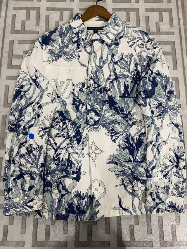 Louis Vuitton Coral Reef Print Button-Up Shirt Size US L / EU 52-54 / 3 - 1 Thumbnail
