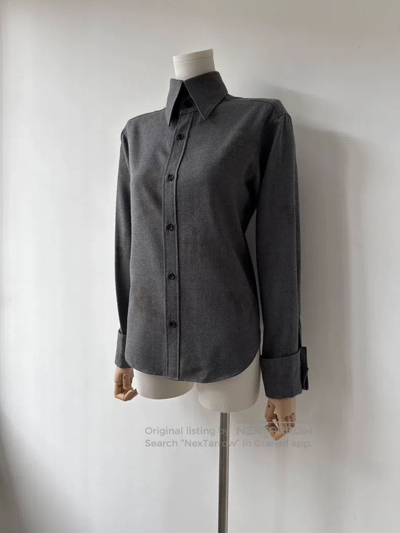 Yohji Yamamoto Yohji Yamamoto 08 SS Wool Plant Dye Shirt Size US L / EU 52-54 / 3 - 2 Thumbnail