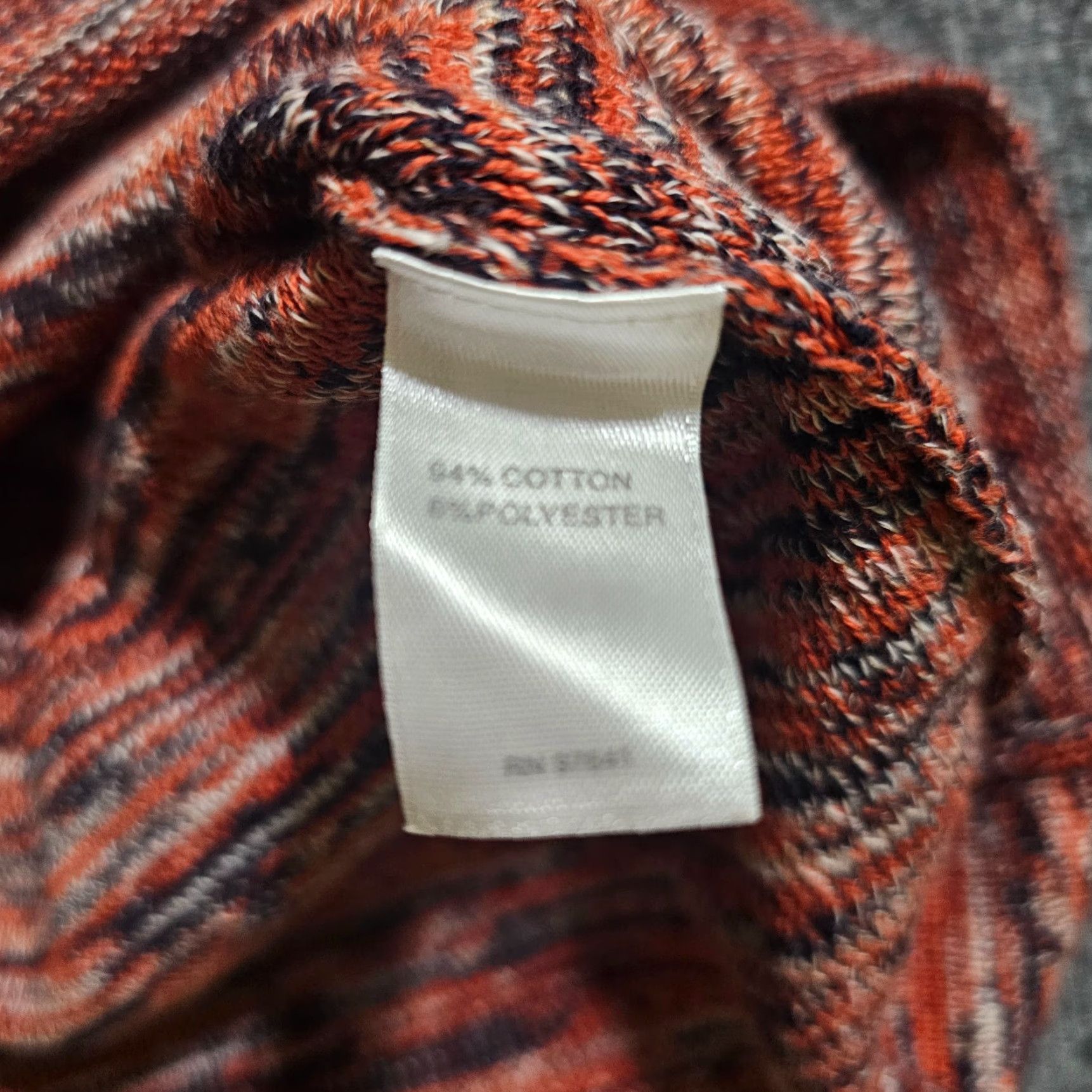 J. Jill J. Jill Sweater Top Womens Large Orange V-Neck Short Sleeve Knit Casual Oversized Pullover Knit Modern Classic Womens Size L / US 10 / IT 46 - 7 Thumbnail
