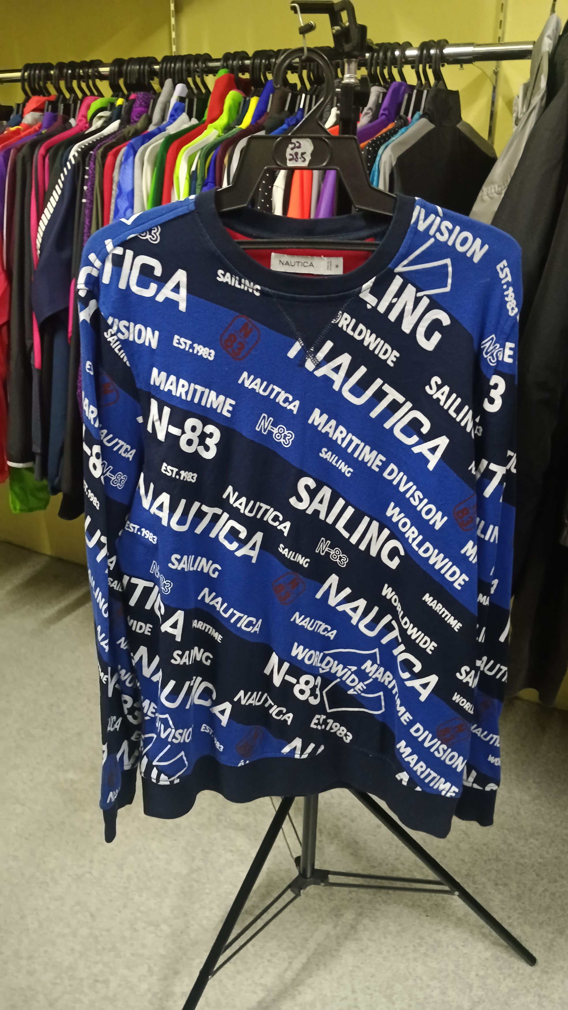 Nautica Rare Nautica N83 Full Print Sweatshirt Size US M / EU 48-50 / 2 - 1 Thumbnail