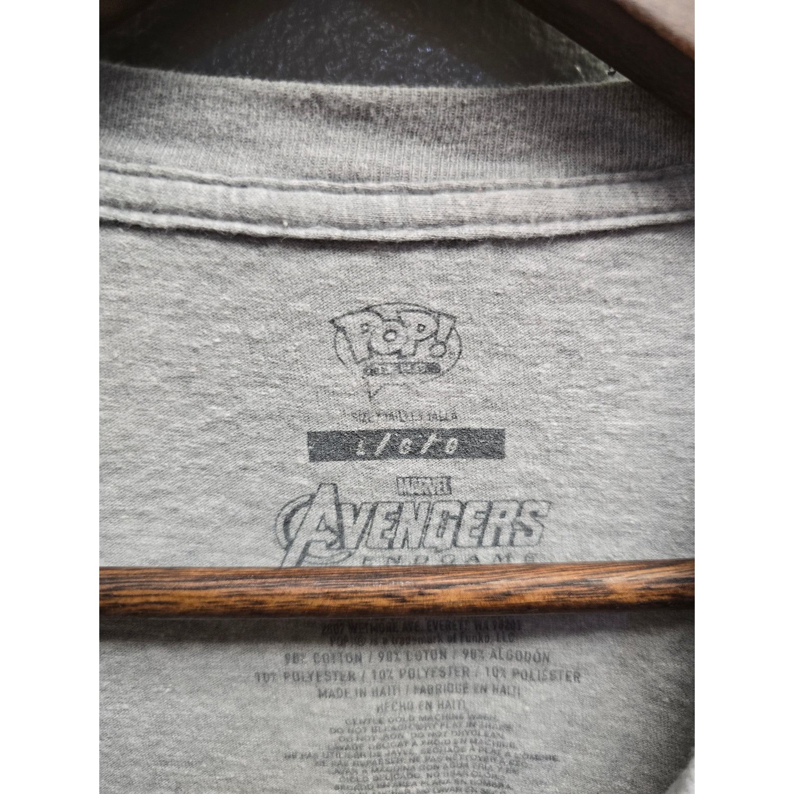 Other Marvel Avengers Iron Man Funko Pop Shirt Large Gray Graphic Size US L / EU 52-54 / 3 - 4 Thumbnail