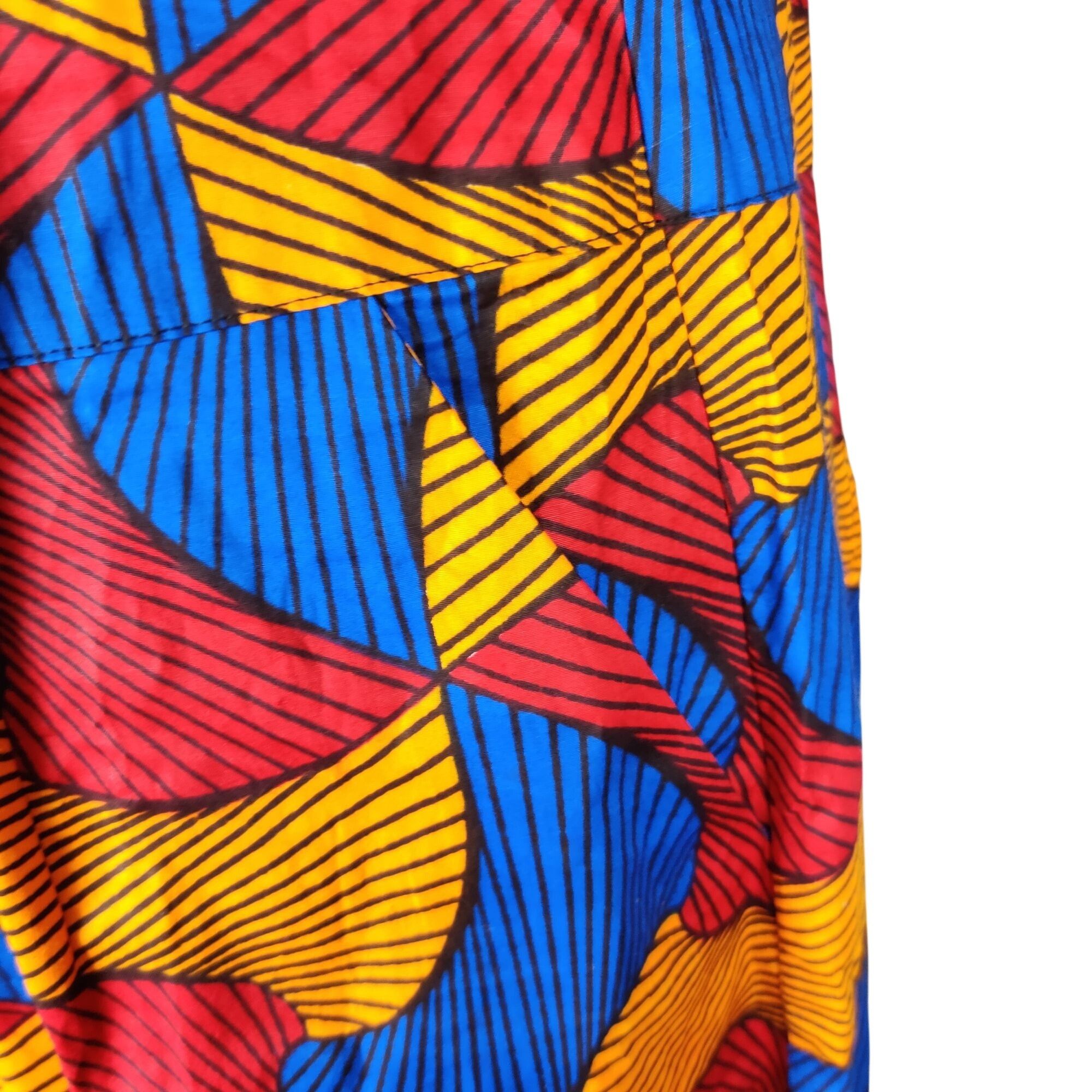 Other L'aviye Off Shoulder Ankara Jumpsuit L Multicolor African Co Size L / US 10 / IT 46 - 12 Thumbnail
