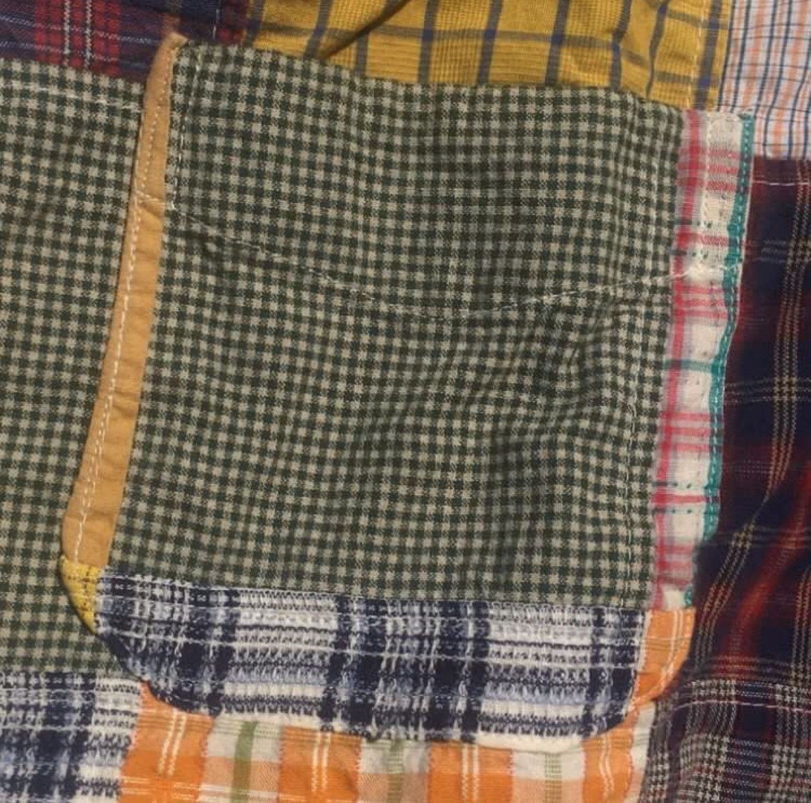 Sugar Cane × Toyo Enterprises Sugarcane Short Patchwork LongSleeve Shirt Size US M / EU 48-50 / 2 - 3 Thumbnail