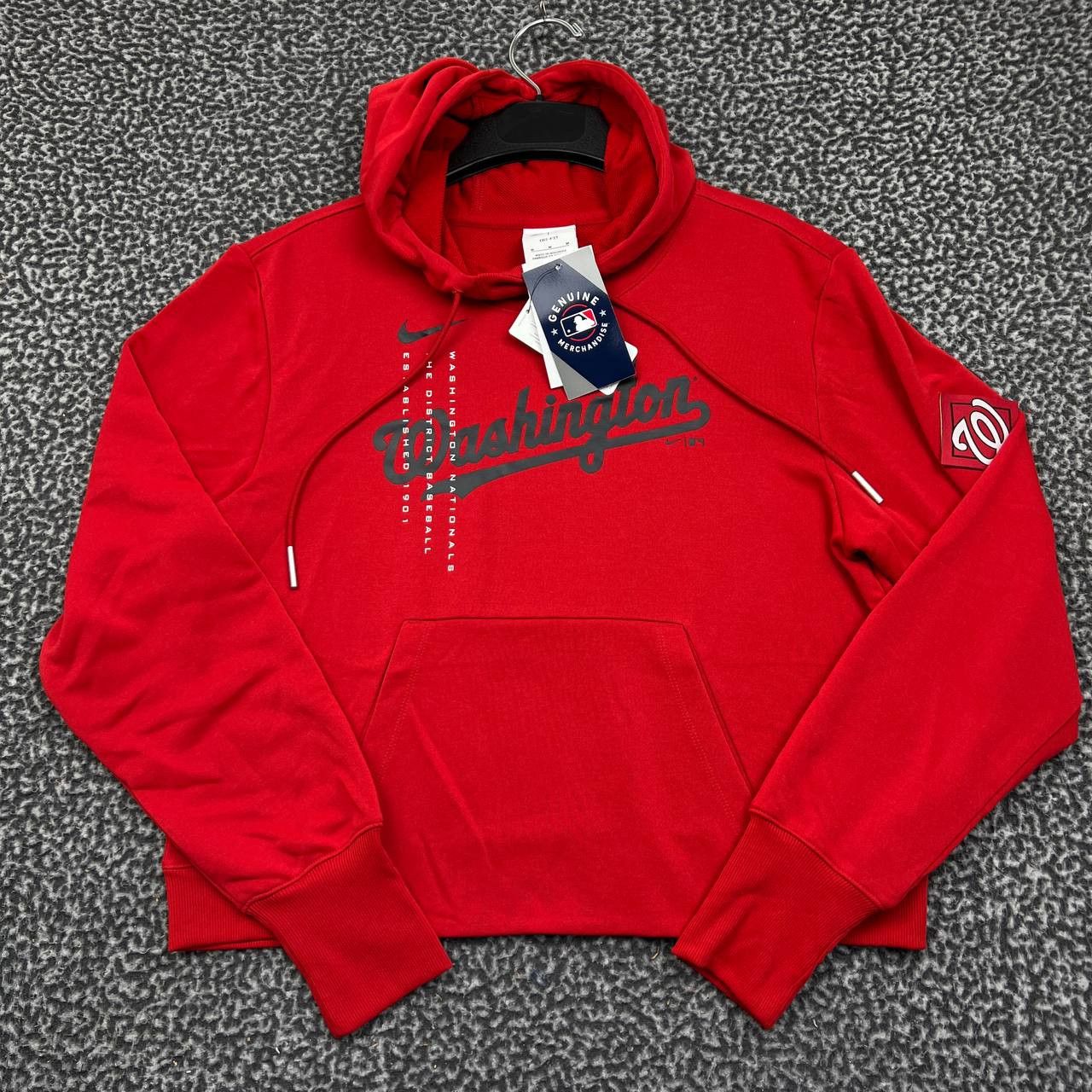 Nike Dri-Fit Hoodie Women Washington Nationals MLB New M