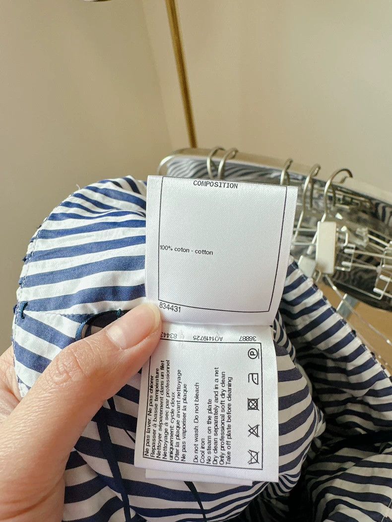 Chanel Chanel Striped short skirt Size 42" / US 20 - 5 Thumbnail