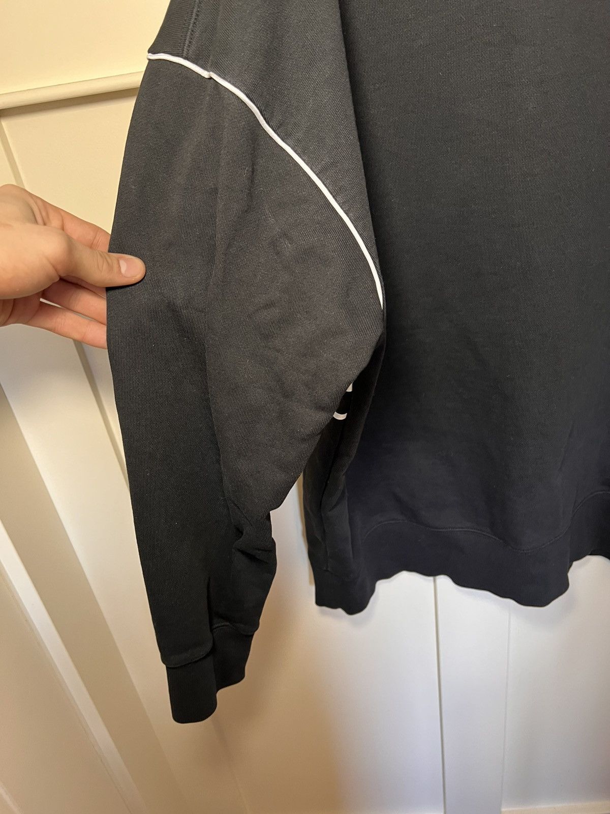 WE11DONE WE11DONE reflective logo oversized crewneck sweatshirt Size US XXL / EU 58 / 5 - 9 Thumbnail