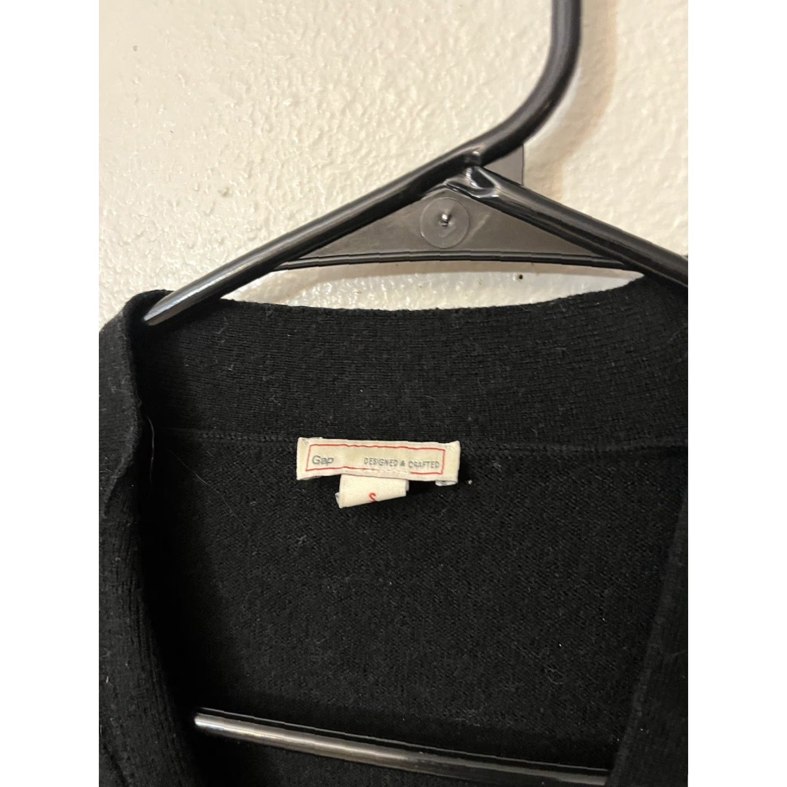 Gap Gap Cardigan Sweater Womens Size Small Black Polka Dot Long Sleeve V-Neck Pockets Classic Size S / US 4 / IT 40 - 3 Thumbnail