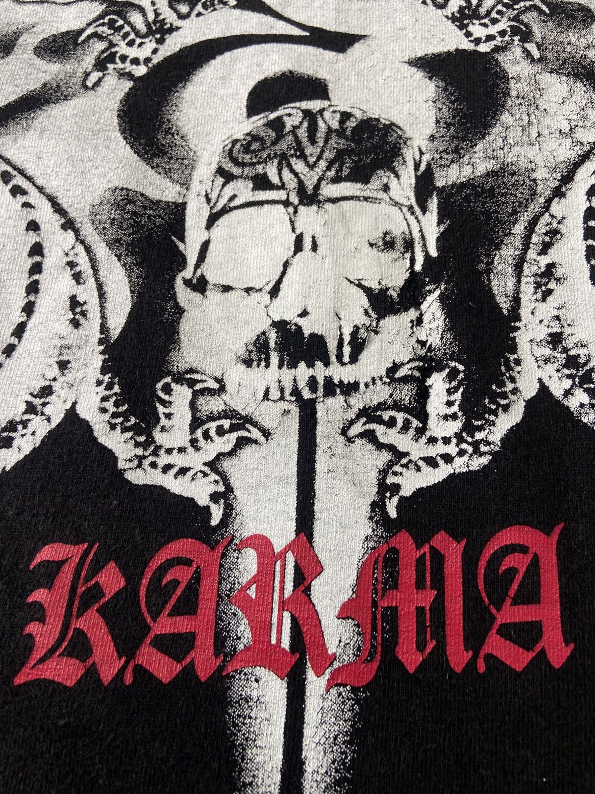Japanese Brand Los Angeles Karma Dragon Print Shirt Size US L / EU 52-54 / 3 - 4 Thumbnail