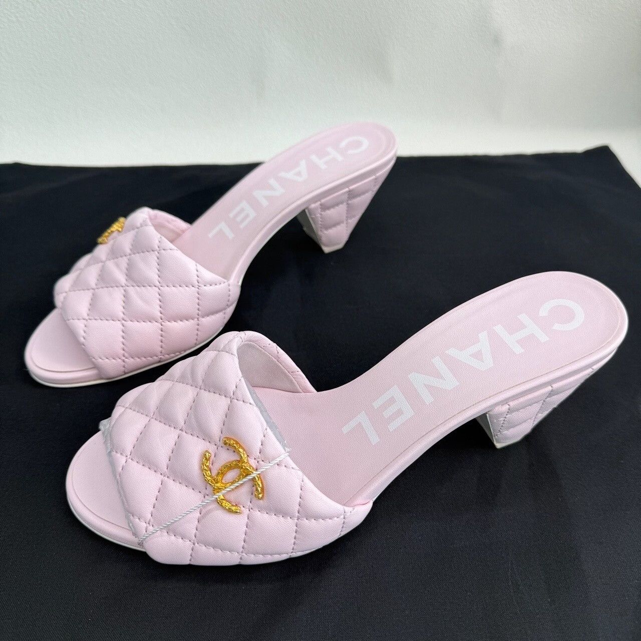 Chanel Chanel Plaid Pink Sandals us_6-5 Women Size US 6.5 / IT 36.5 - 1 Thumbnail