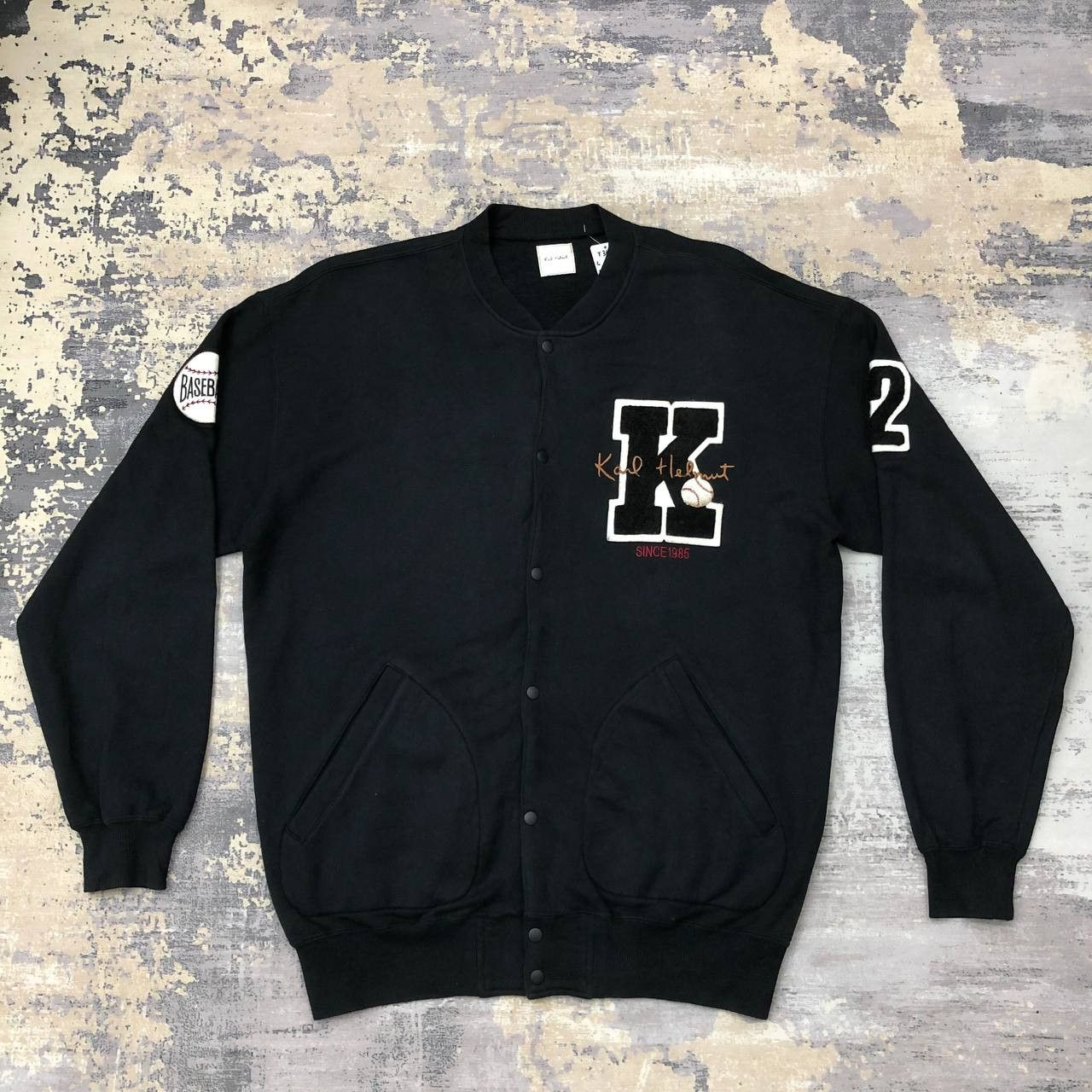 Japanese Brand × Karl Helmut Y362 KARL HELMUT X BASEBALL VARSITY JACKET Size US L / EU 52-54 / 3 - 3 Thumbnail