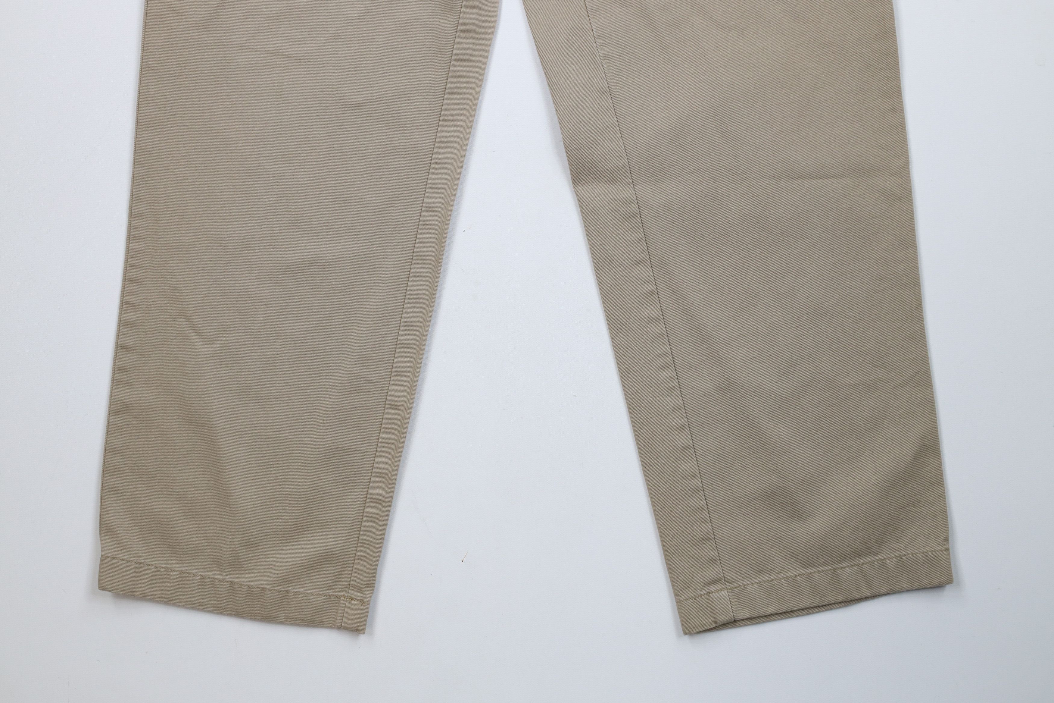 DKNY × Vintage Vintage 90s DKNY Fit Straight Leg Chino Pants Beige Cotton Size US 34 / EU 50 - 4 Thumbnail