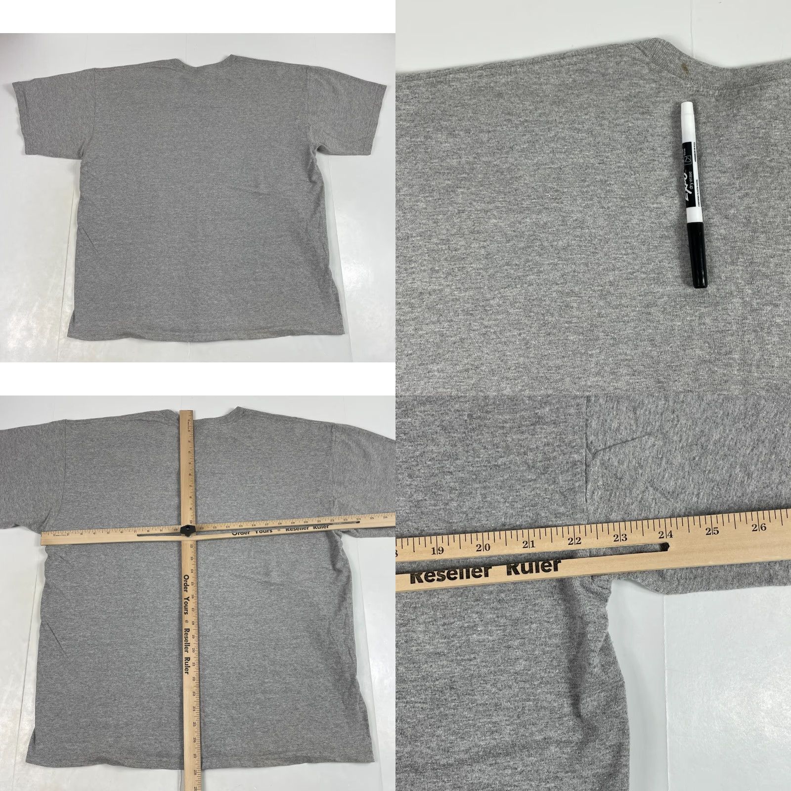 Nike VINTAGE Nike Shirt Mens Large Gray Swoosh Short Sleeve Crew Neck Streetwear Y2K Size US L / EU 52-54 / 3 - 8 Thumbnail