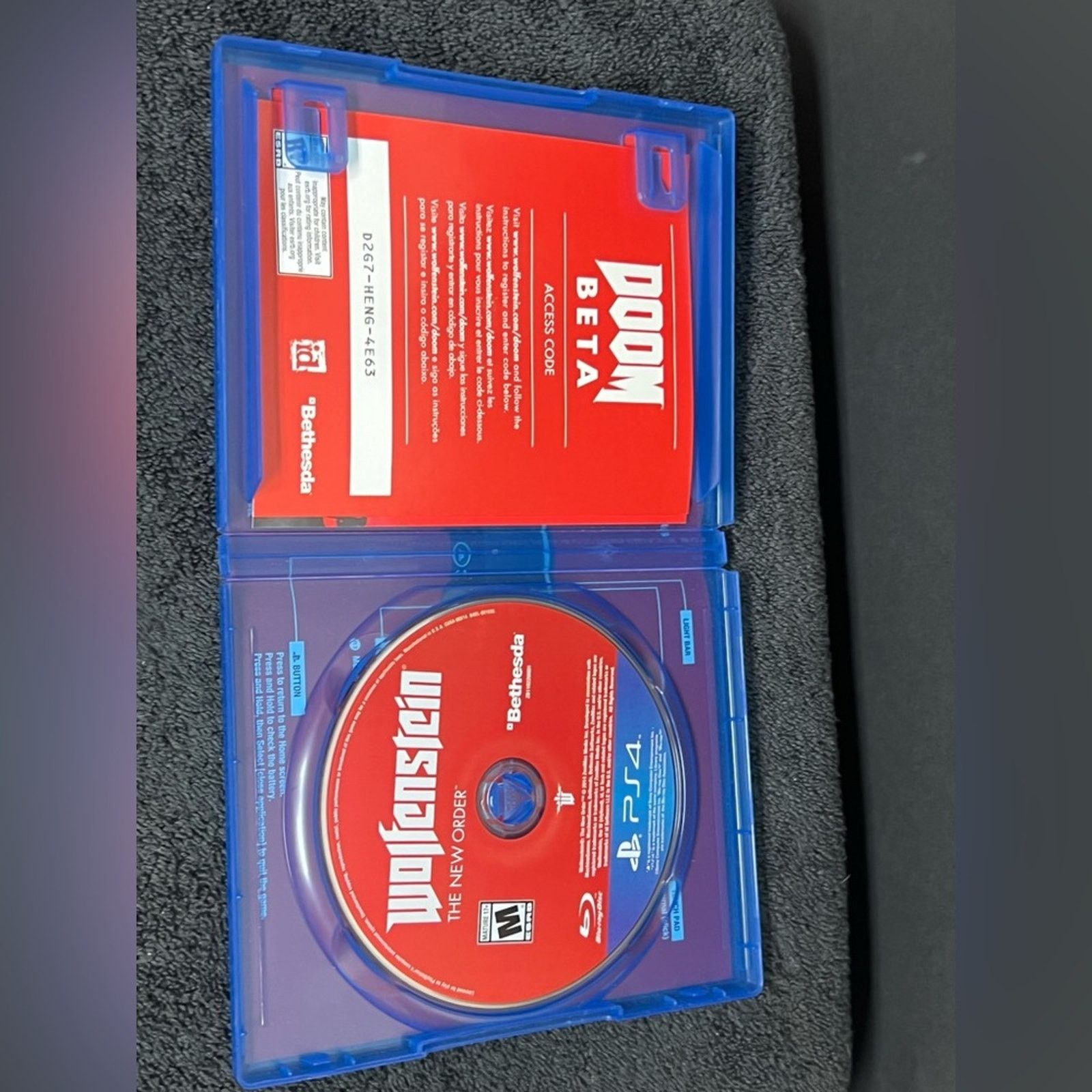 Sony Wolfenstein: The New Order (Sony PlayStation 4, 2014) - CIB Size ONE SIZE - 2 Thumbnail