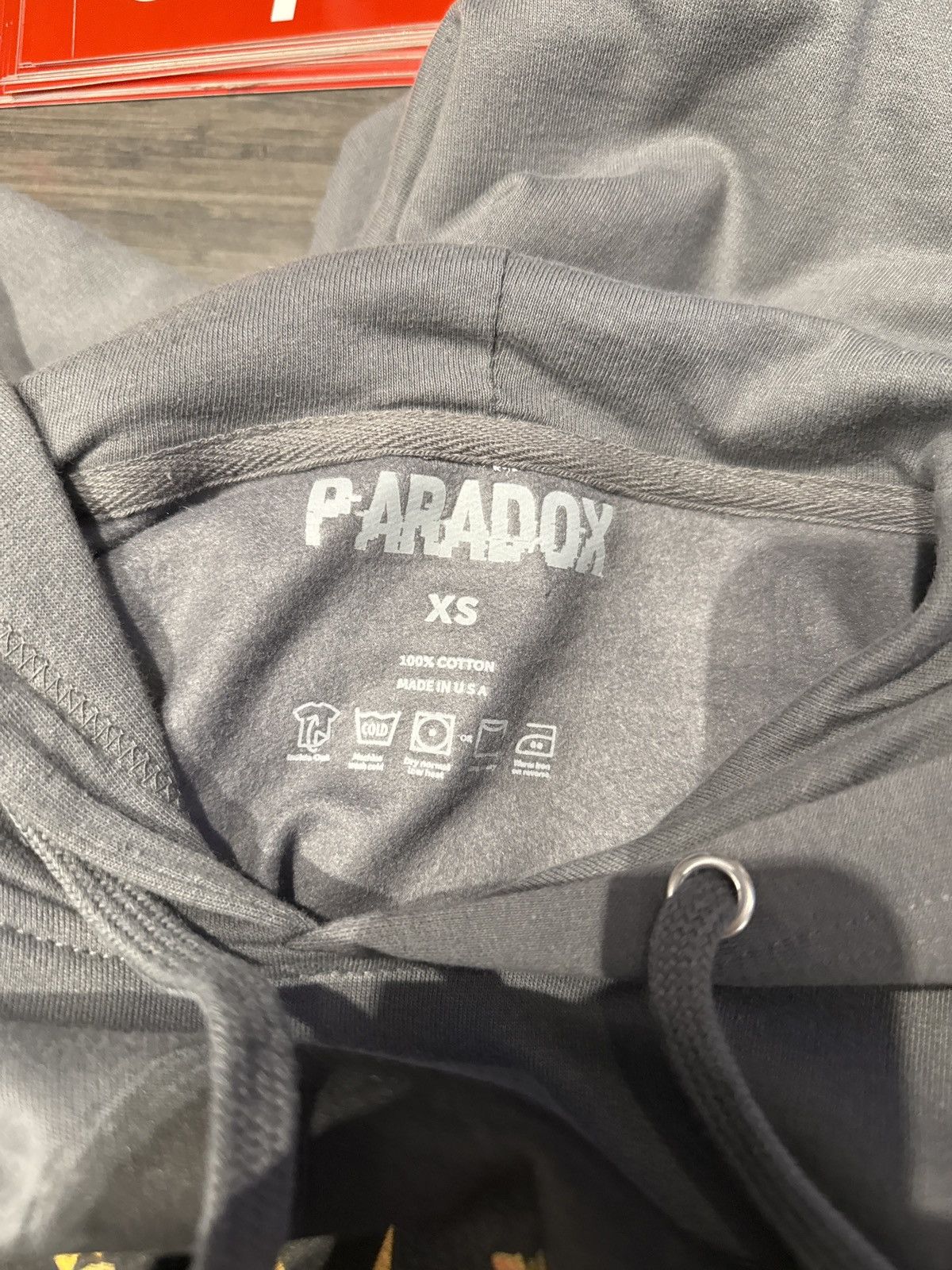 Other Paradox USA Hoodie Black/Grey Size US XS / EU 42 / 0 - 3 Thumbnail