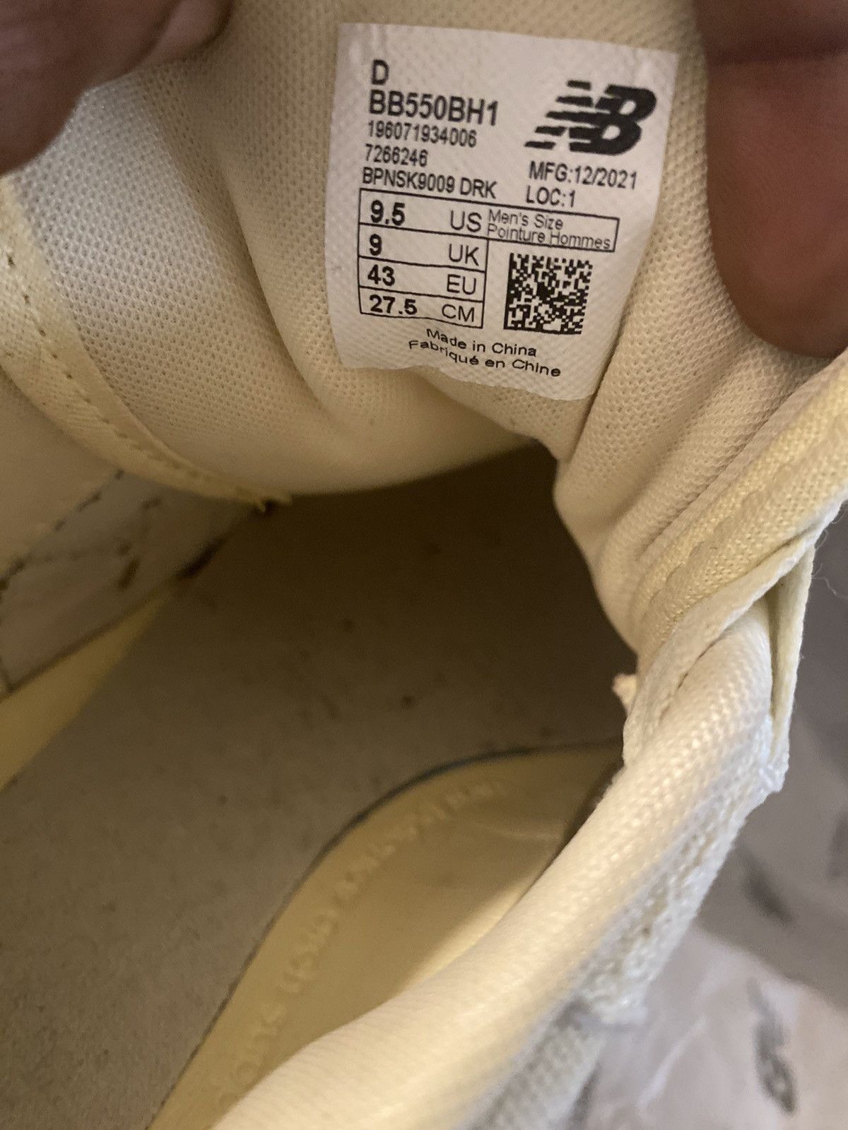 New Balance New Balance x JoeFreshGoods 550 “Conversations Amongst Us” Size US 9.5 / EU 42-43 - 8 Thumbnail