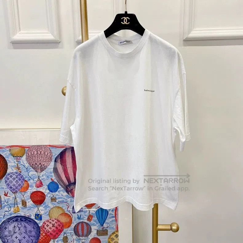 Balenciaga Balenciaga White T. Size US S / EU 44-46 / 1 - 1 Thumbnail