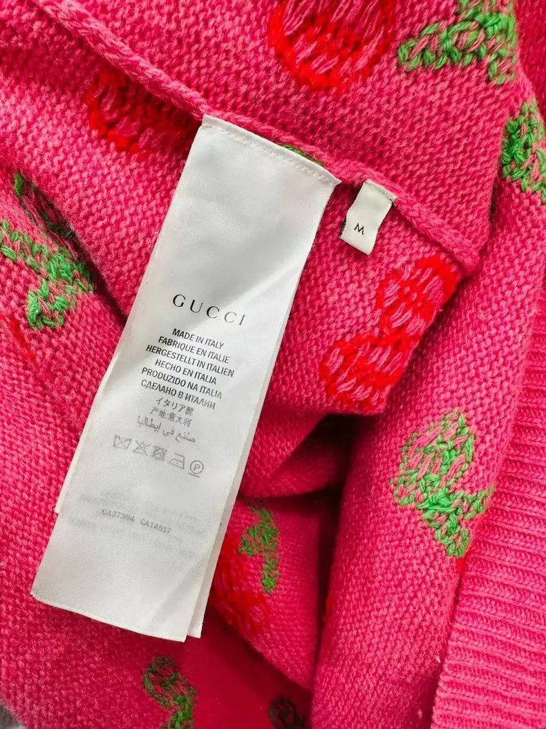 Gucci Gucci Cherry pattern knitted sweater 2501-Nextarrow Size US M / EU 48-50 / 2 - 5 Thumbnail