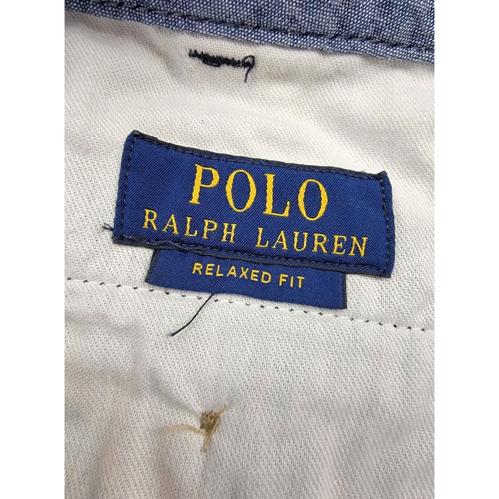Polo Ralph Lauren Polo Ralph Lauren Shorts Relaxed Fit 32 Blue Chino Logo Casual Mens Boys Mens Size US XS / EU 42 / 0 - 6 Thumbnail