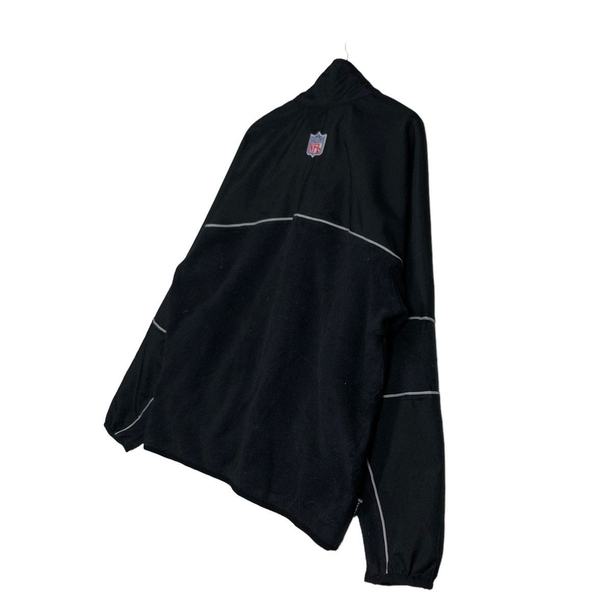 Nike 🔥VINTAGE NIKE RAIDERS NFL ZIPPER JACKET BIG LOGO Size US L / EU 52-54 / 3 - 10 Thumbnail