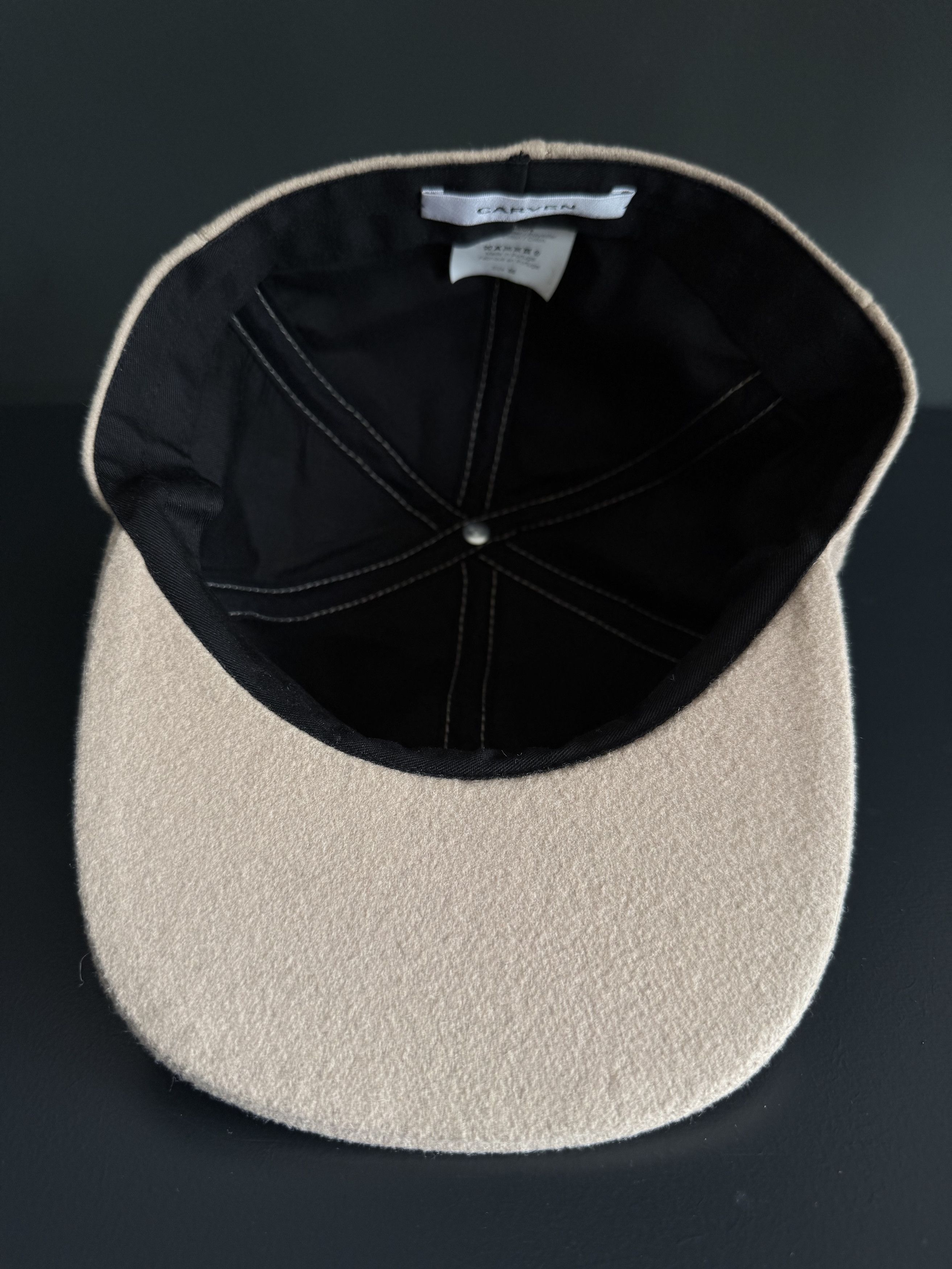 Carven Carven Wool Cap, Beige, Size 56 Size ONE SIZE - 3 Thumbnail
