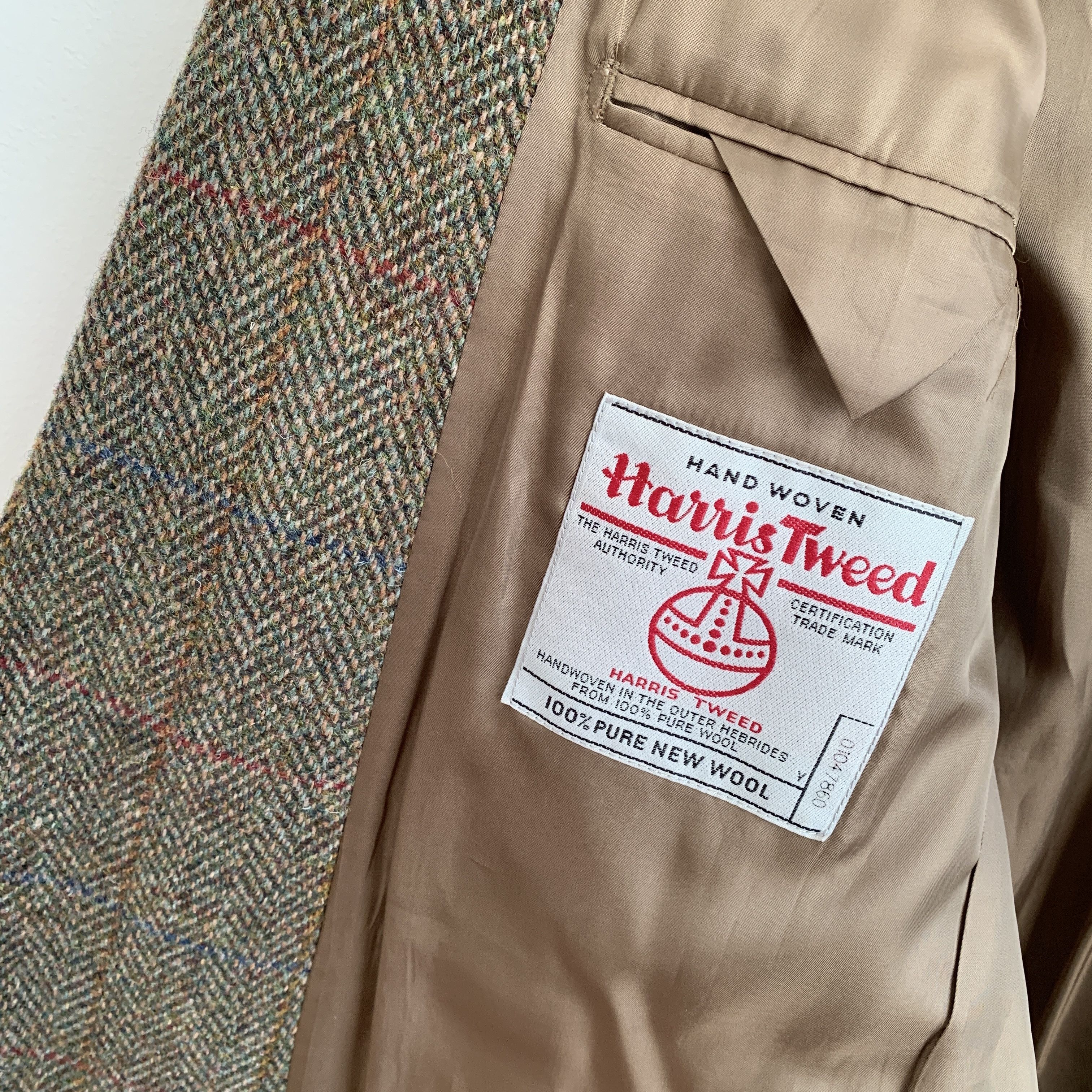 Harris Tweed Harris Tweed Mens Jacket Wool Blazer 52-54 Size US L / EU 52-54 / 3 - 11 Thumbnail