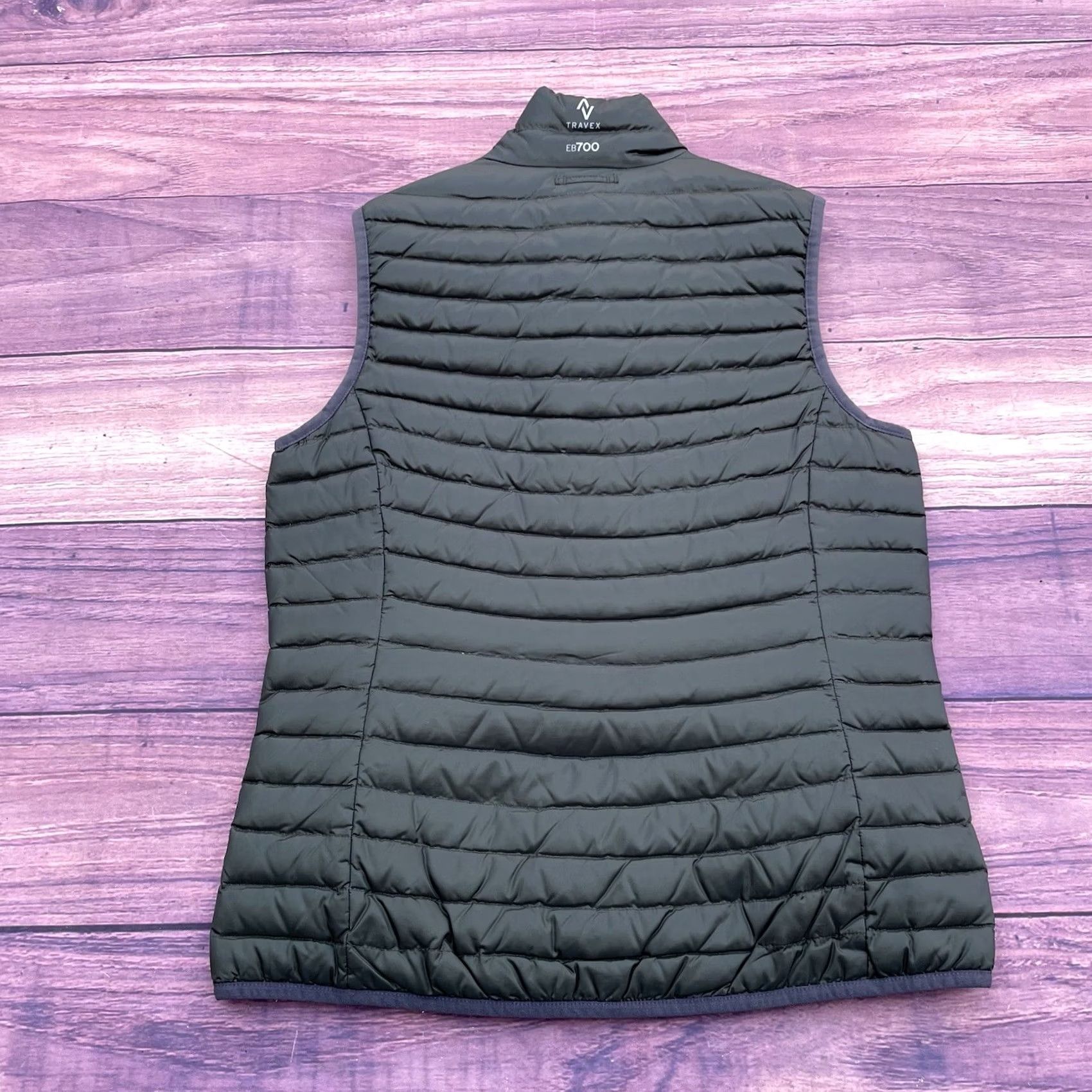 Eddie Bauer Eddie Bauer Women's S Travex EB700 Full Zip Quilted Down Fill Vest Hunter Green Size S / US 4 / IT 40 - 2 Thumbnail
