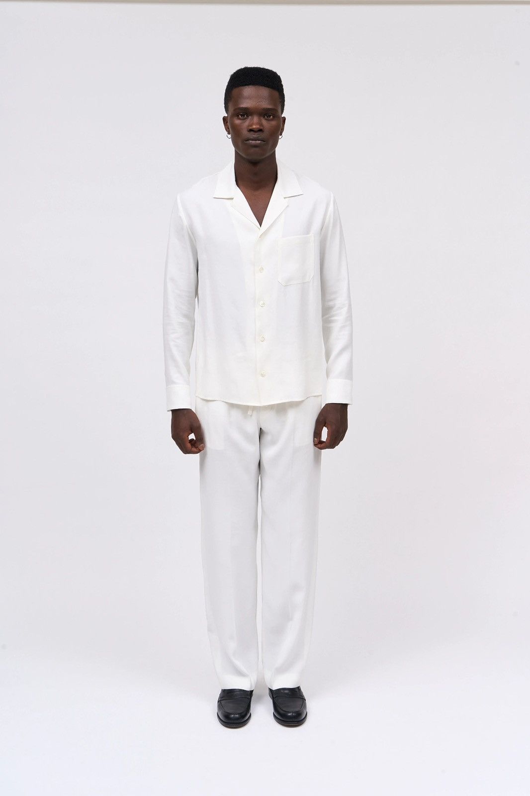 Paul & Joe Hazel Long sleeves shirt + pants suit in CUPRO TWILL Size 40S - 1 Thumbnail