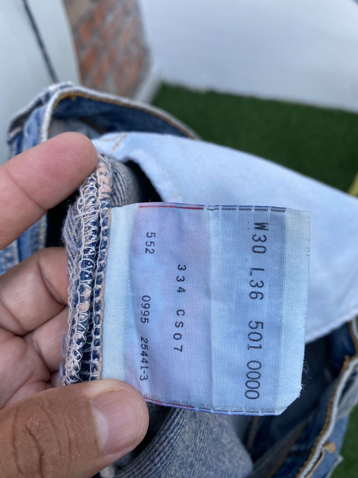 Levi's Vintage Clothing W29x33 Vintage levi's 501 made in USA 90s Size US 29 - 7 Thumbnail