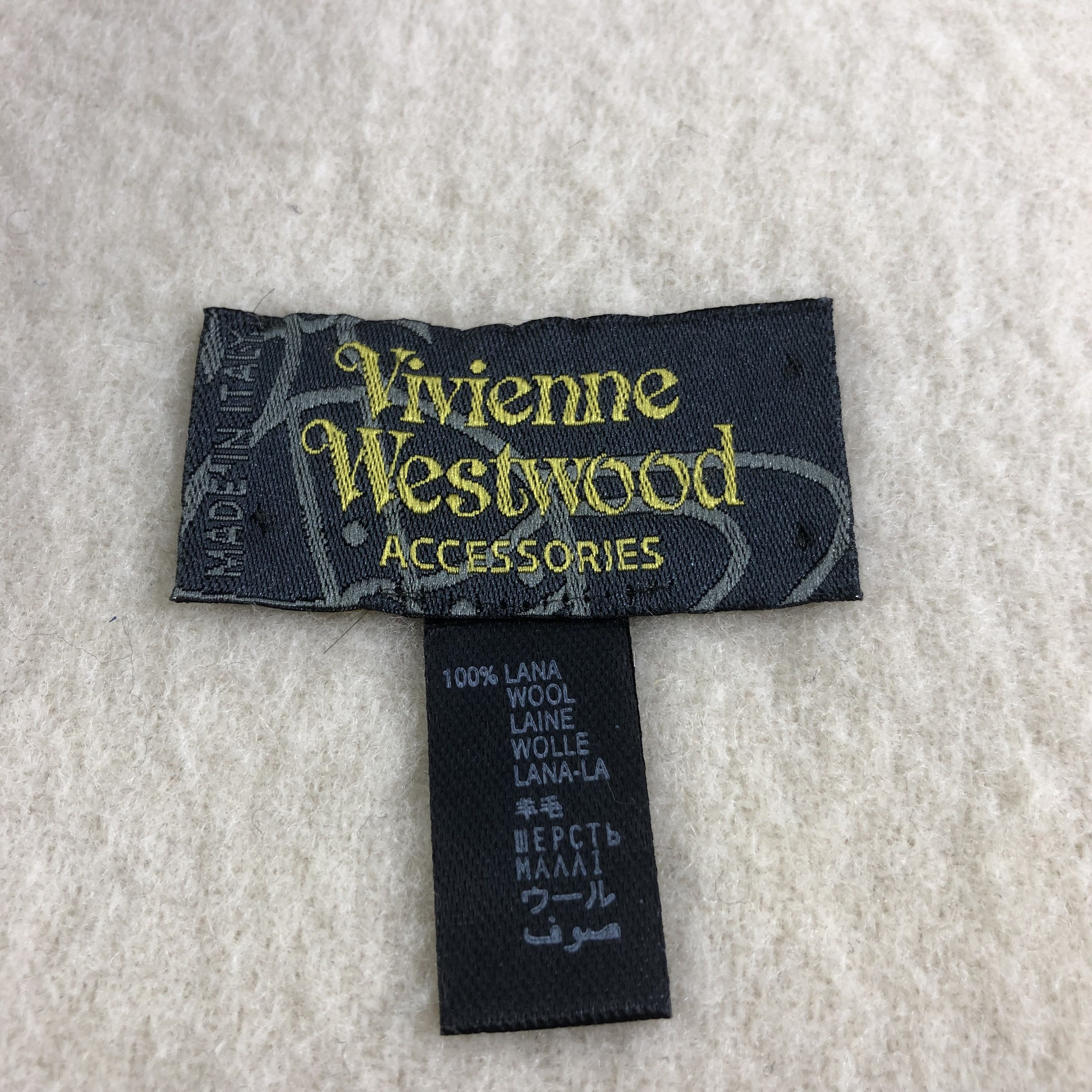 Vivienne Westwood Vivienne Westwood Plain Wool Scarf Muffler V1708 Size ONE SIZE - 5 Thumbnail