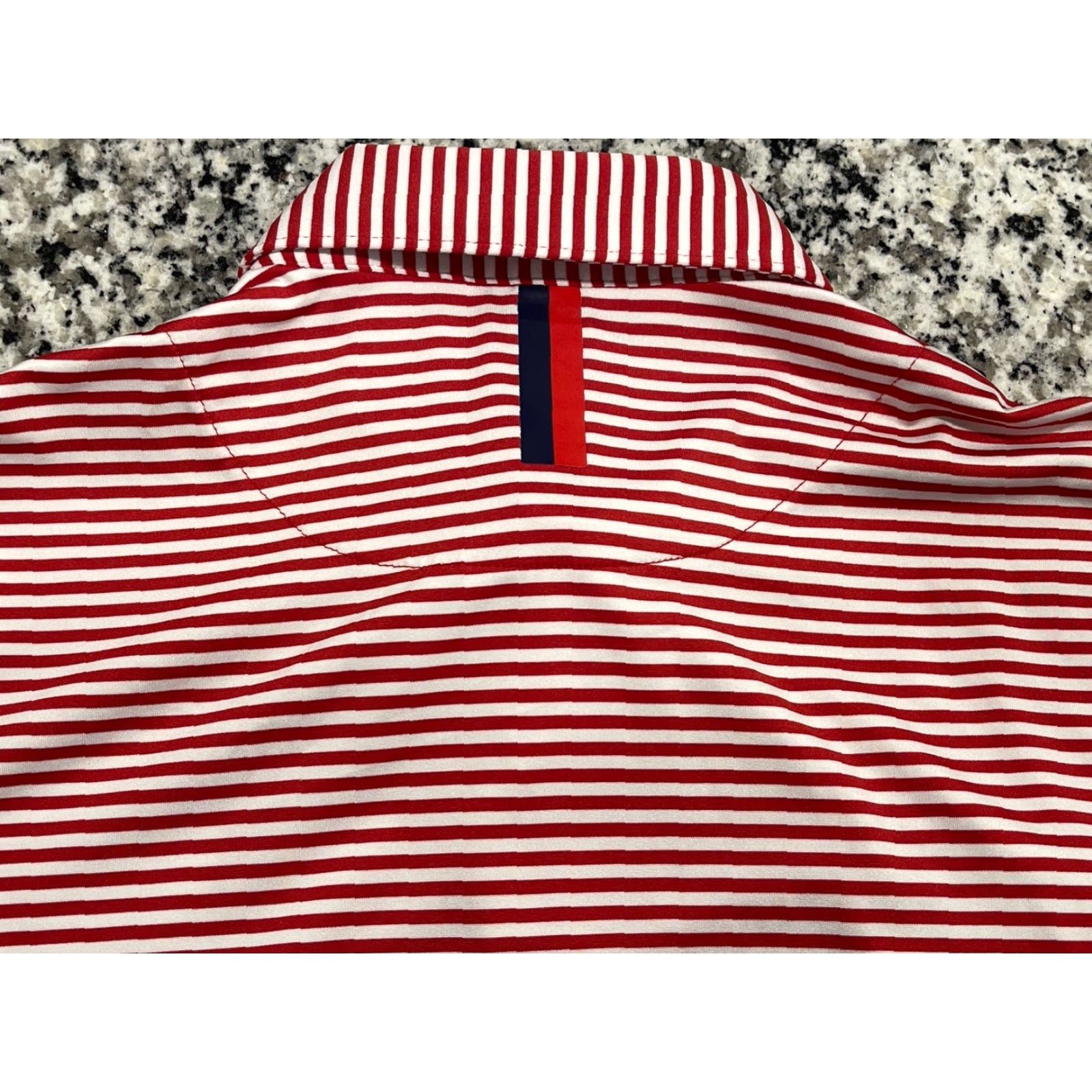 Vintage Rhoback Polo Shirt Striped Short Sleeve Men Size S Red White Embroidered Logo Golf Casual Size US S / EU 44-46 / 1 - 7 Thumbnail