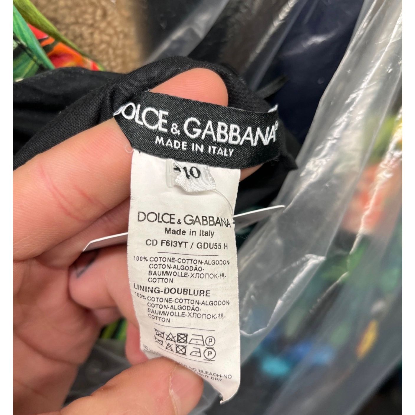 Dolce & Gabbana Dolce & Gabbana Bright Print Cotton Mini Dress IT40/S Size S / US 4 / IT 40 - 5 Thumbnail