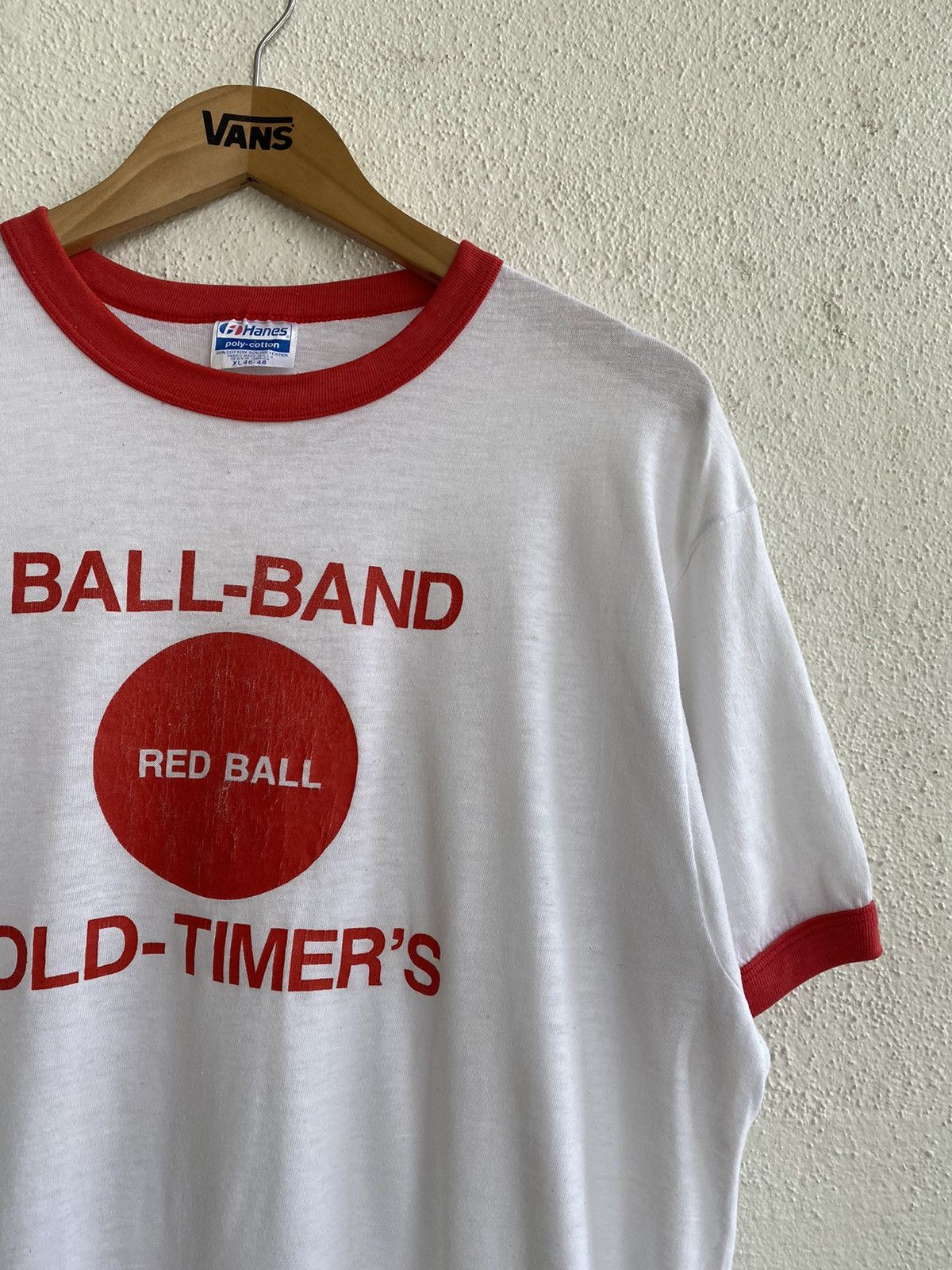 Band Tees Ball-Band Redball Old Timers Ringer Vintage Size US XL / EU 56 / 4 - 7 Thumbnail