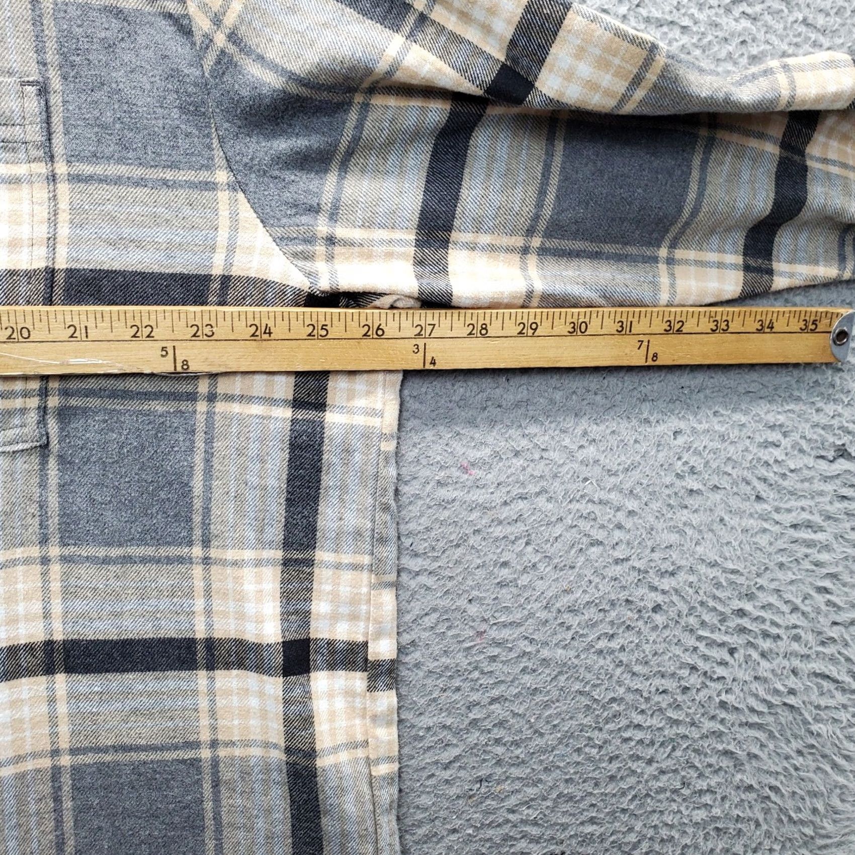 Old Navy Old Navy The Boyfriend Shirt Womens XL Multi Plaid Flannel Collared Button Up Size XL / US 12-14 / IT 48-50 - 4 Thumbnail