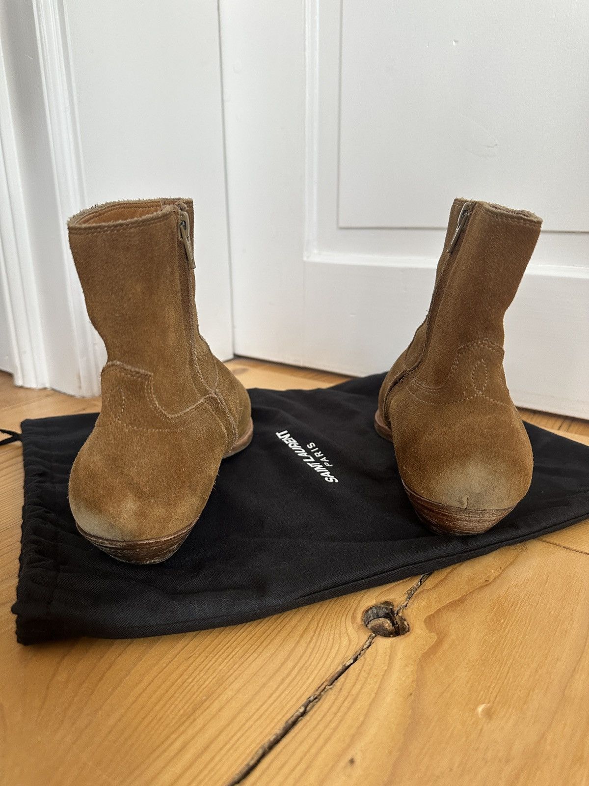 Saint Laurent Paris Saint Laurent Paris Santiag Boots Hedi Slimane Era Size US 8.5 / EU 41-42 - 3 Thumbnail