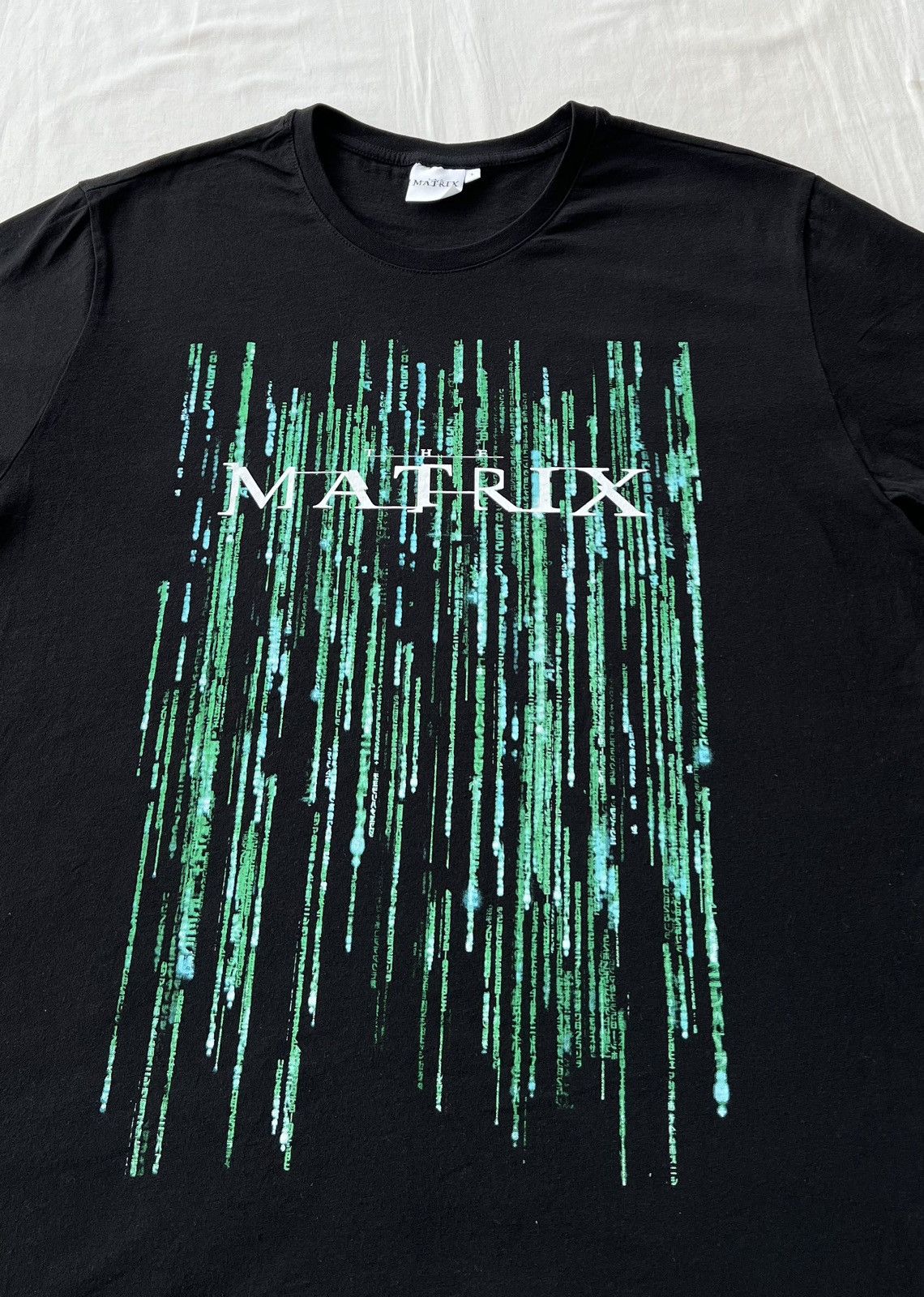 Vintage Vintage 2022 The Matrix Warner Bros Movie Black T-shirt Size US L / EU 52-54 / 3 - 4 Thumbnail