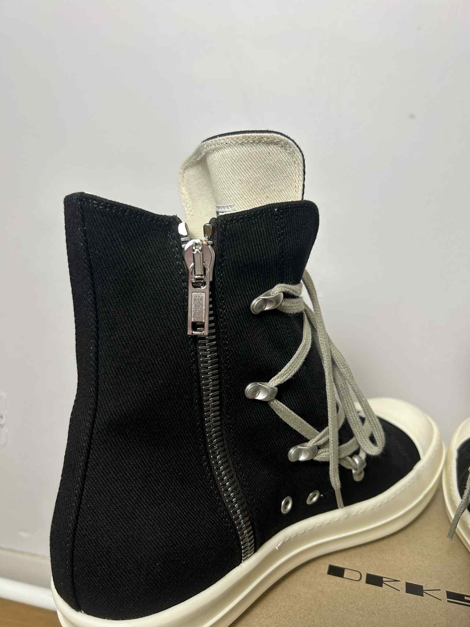 Rick Owens Drkshdw Rick Owens Drkshdw Ramones Hexagram High Size US 13 / EU 46 - 5 Thumbnail