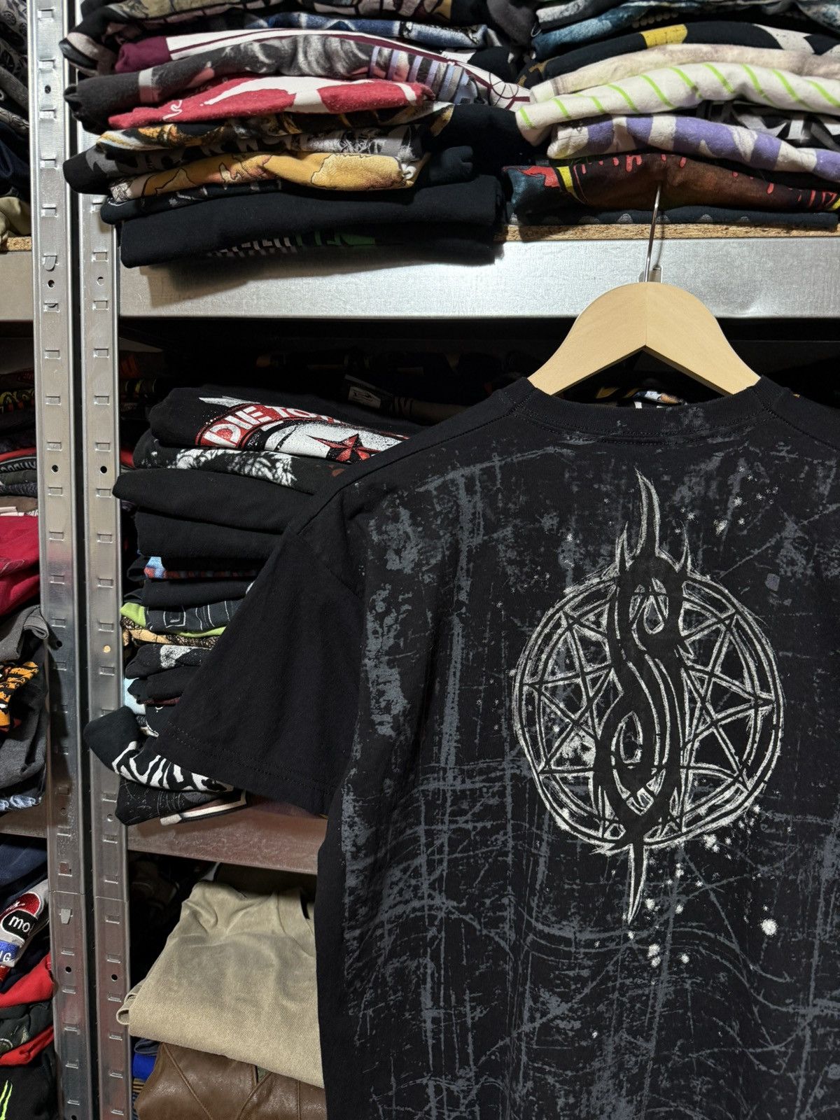 Vintage Vintage 2008 Slipknot AOP Metal Rock Band T-Shirt Y2K Hype Size US M / EU 48-50 / 2 - 4 Thumbnail